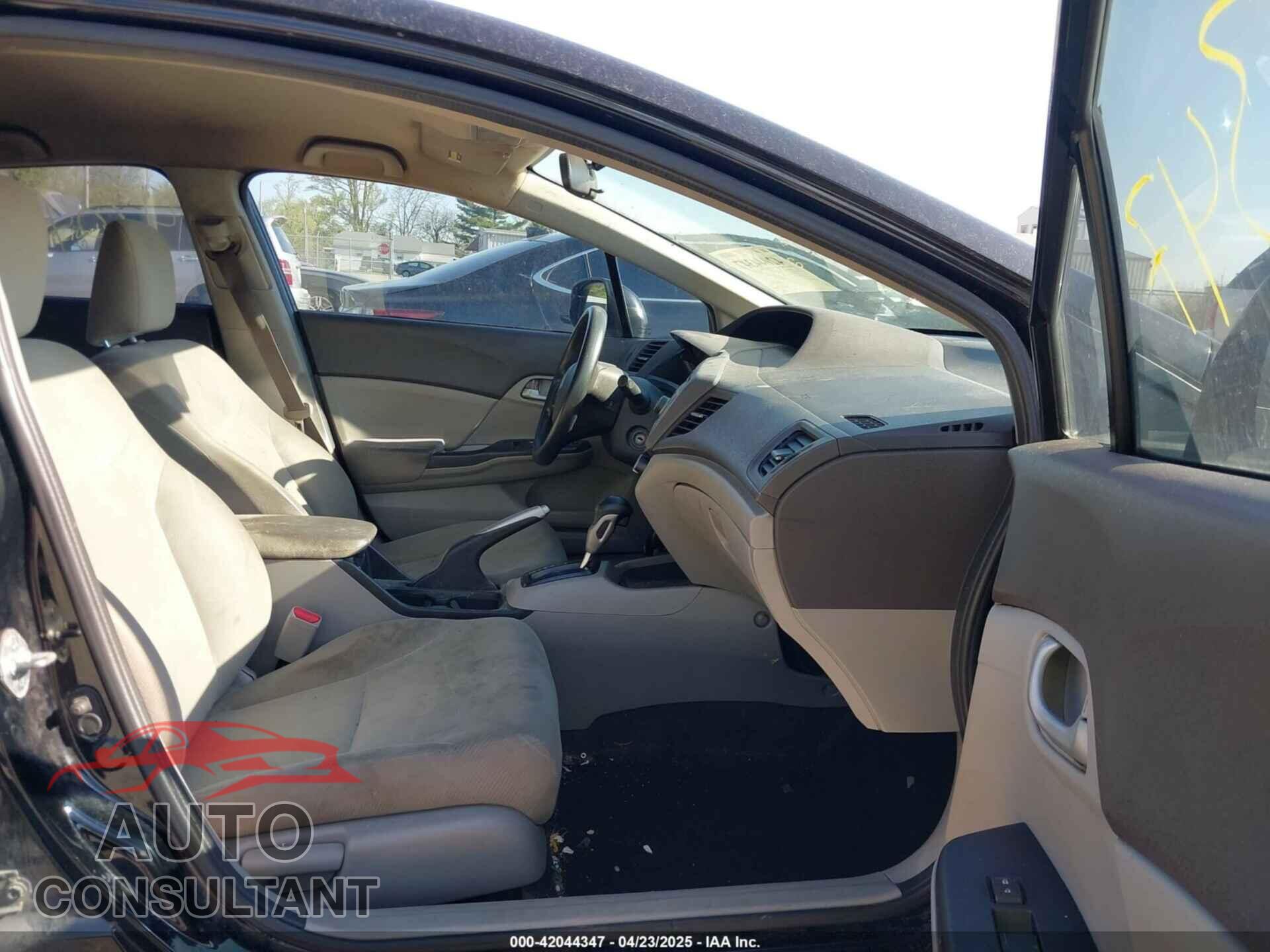 HONDA CIVIC 2012 - 19XFB2F56CE037357