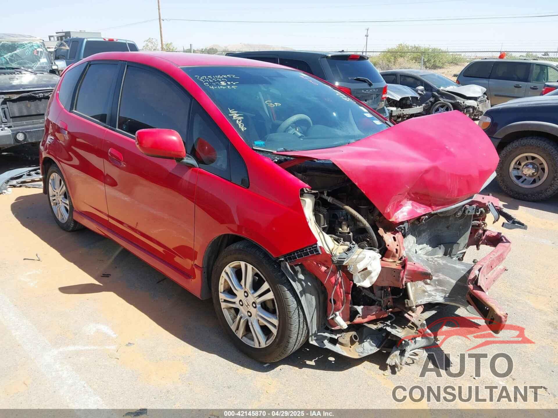 HONDA FIT 2009 - JHMGE884X9S038888