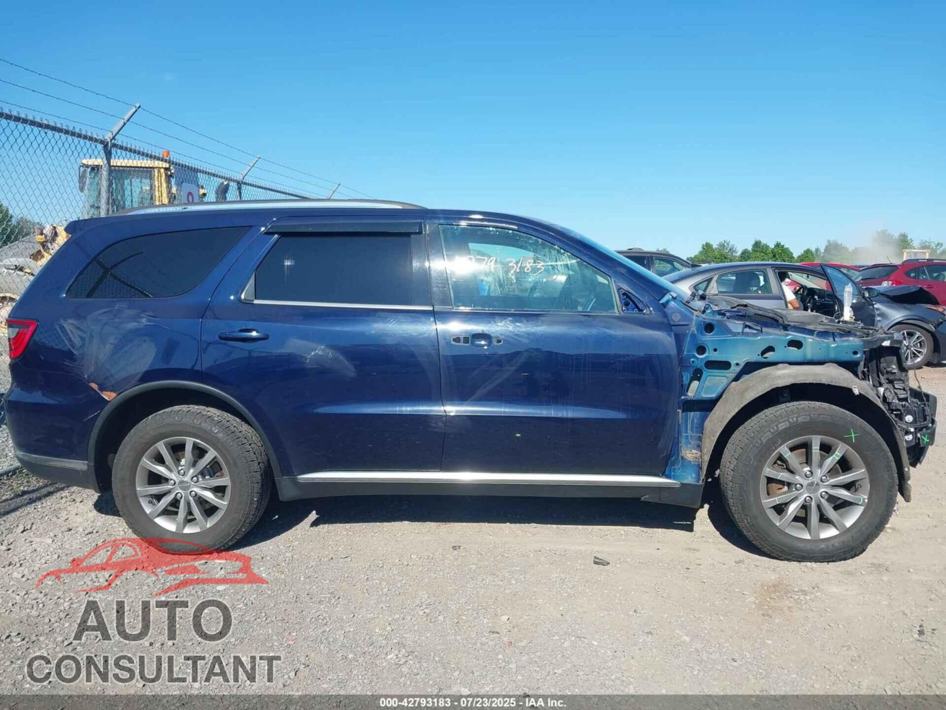 DODGE DURANGO 2017 - 1C4RDJAGXHC790978