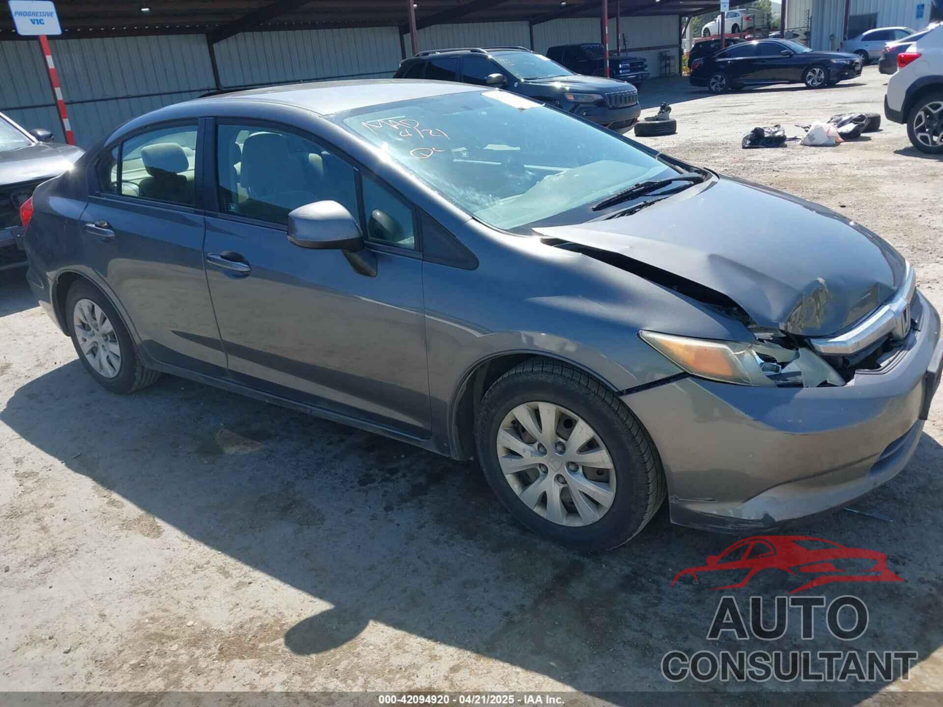 HONDA CIVIC 2012 - 2HGFB2E54CH513628