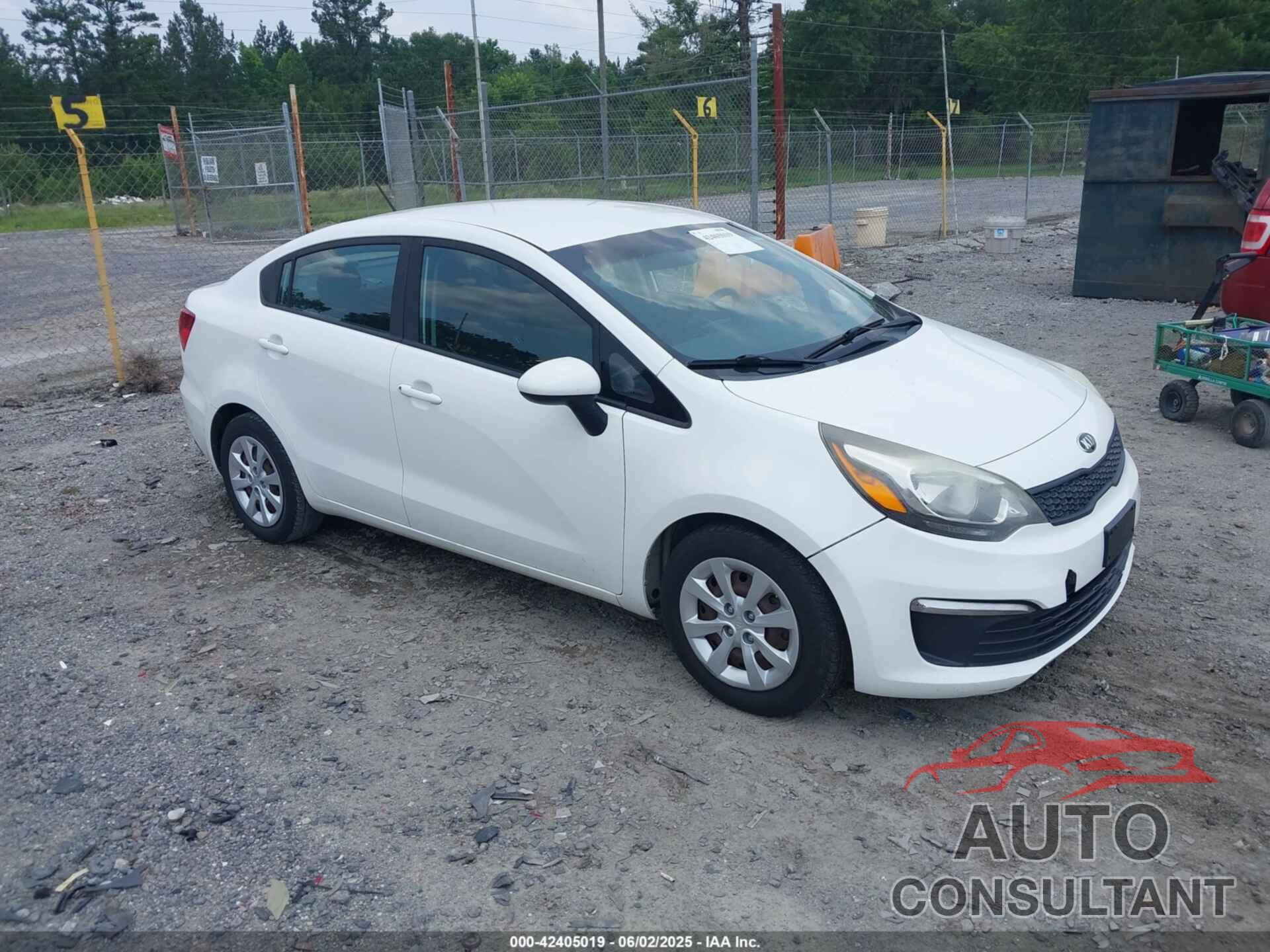 KIA RIO 2016 - KNADM4A32G6669705