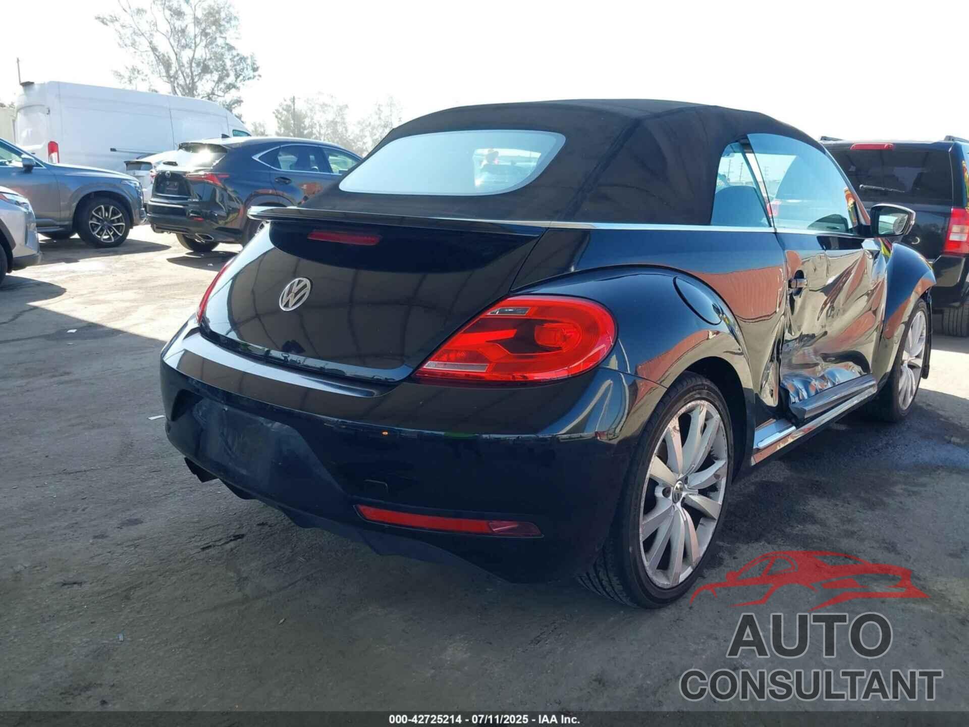 VOLKSWAGEN BEETLE 2014 - 3VW517AT7EM816287