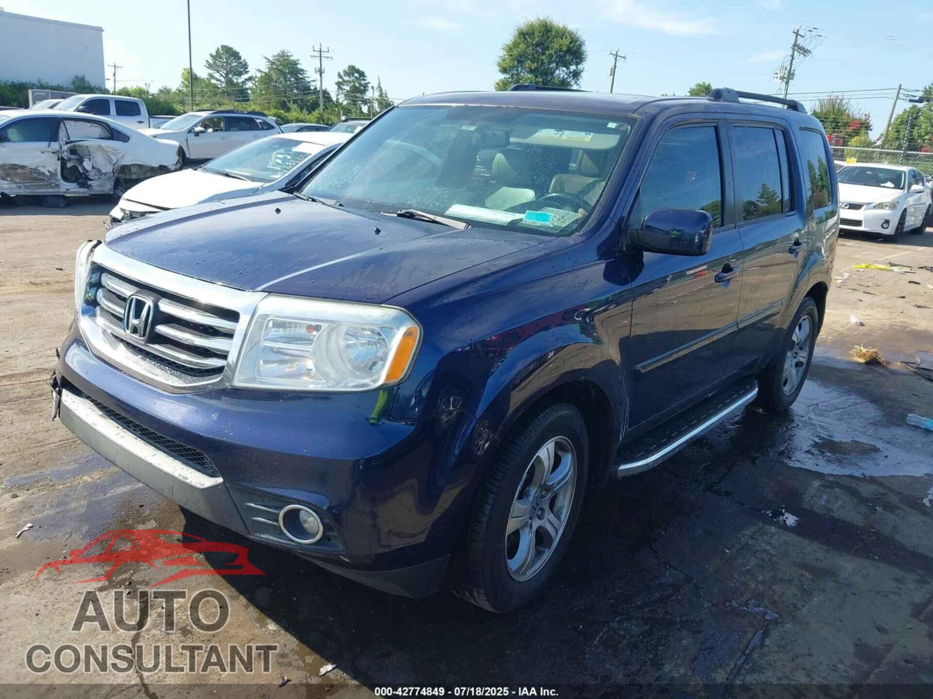 HONDA PILOT 2014 - 5FNYF4H54EB042236