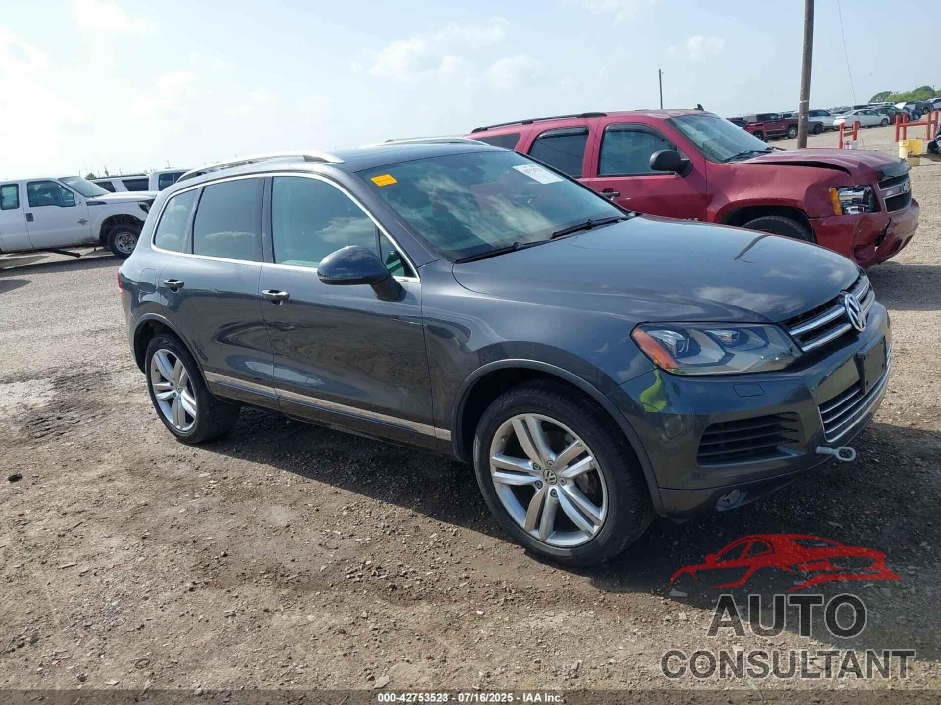 VOLKSWAGEN TOUAREG 2013 - WVGEF9BP7DD001532