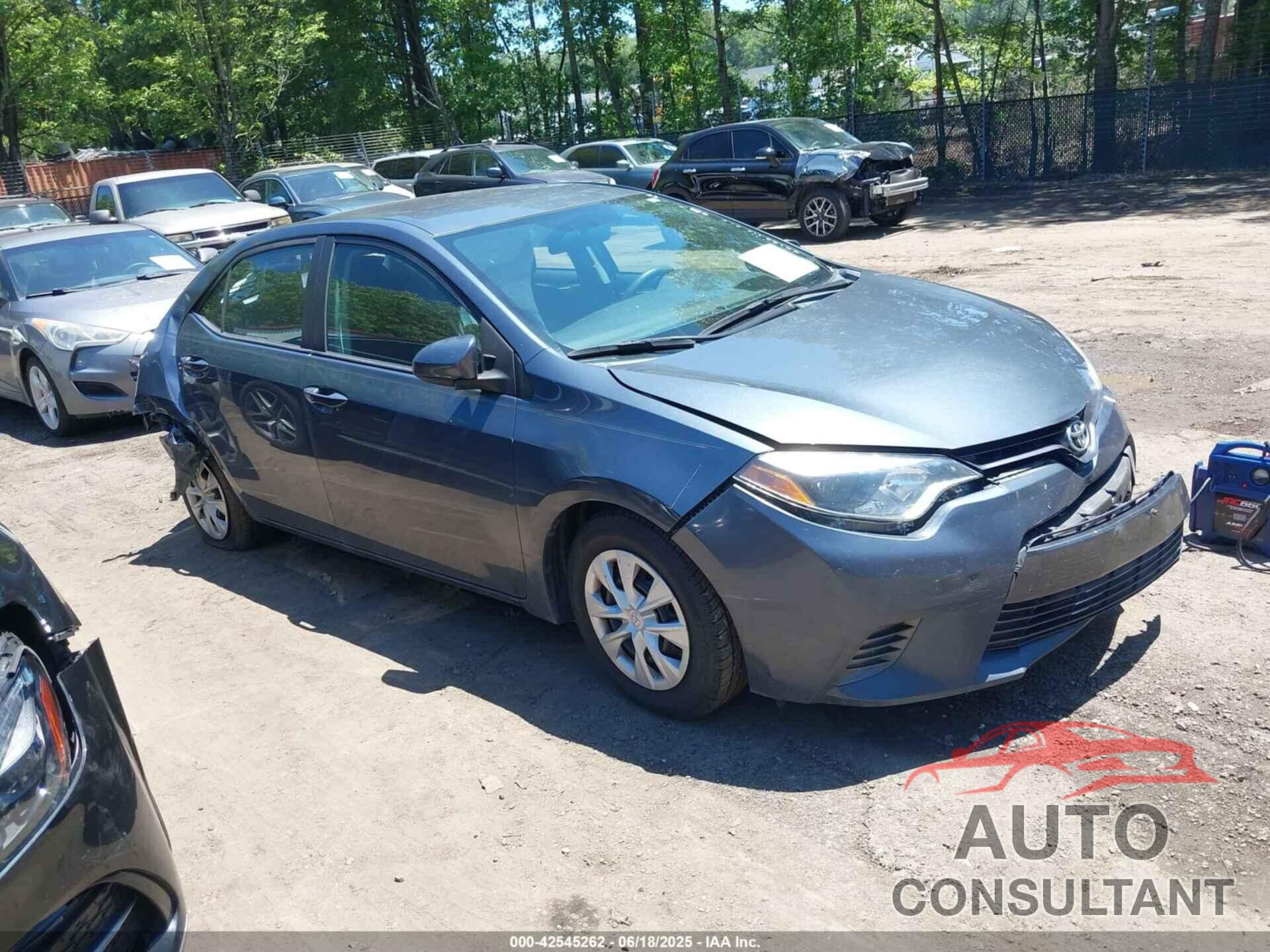 TOYOTA COROLLA 2015 - 2T1BPRHEXFC250188