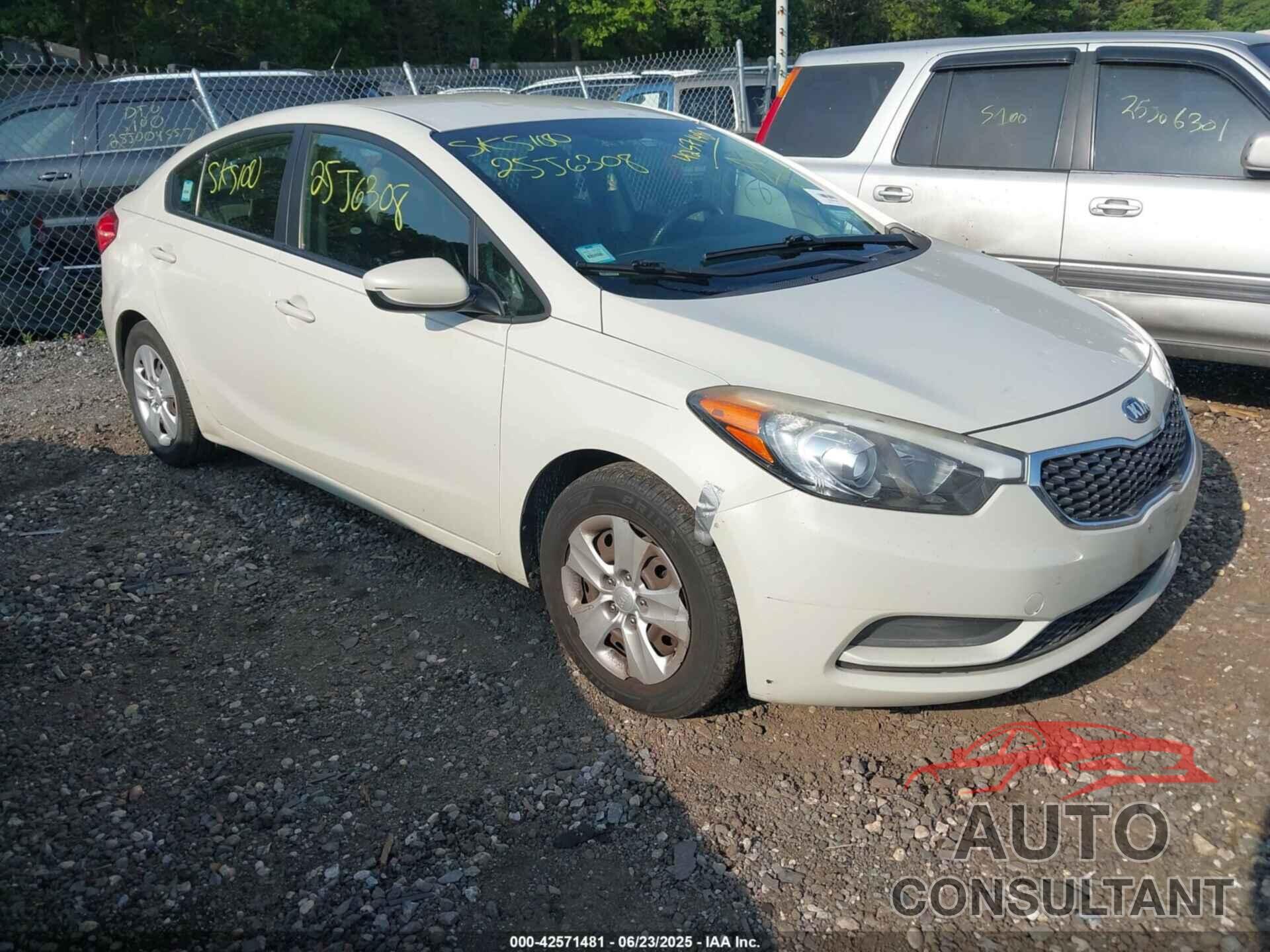 KIA FORTE 2015 - KNAFK4A61F5362488