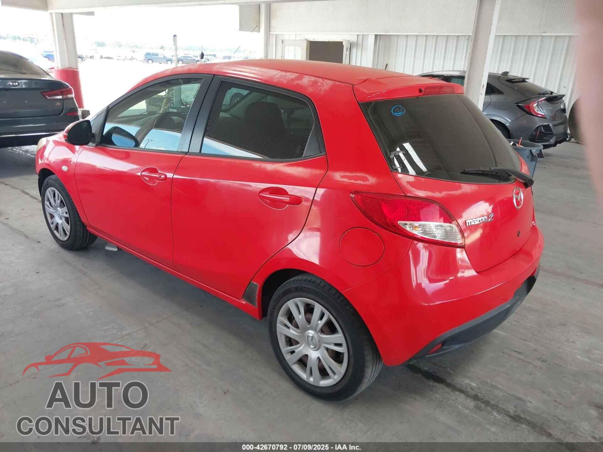 MAZDA MAZDA2 2011 - JM1DE1HY6B0126367