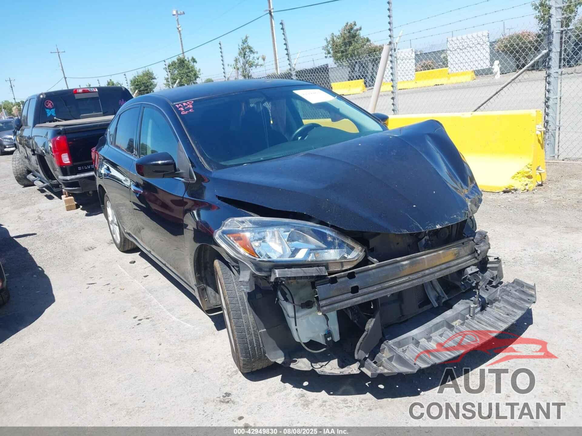 NISSAN SENTRA 2018 - 3N1AB7AP0JY225659