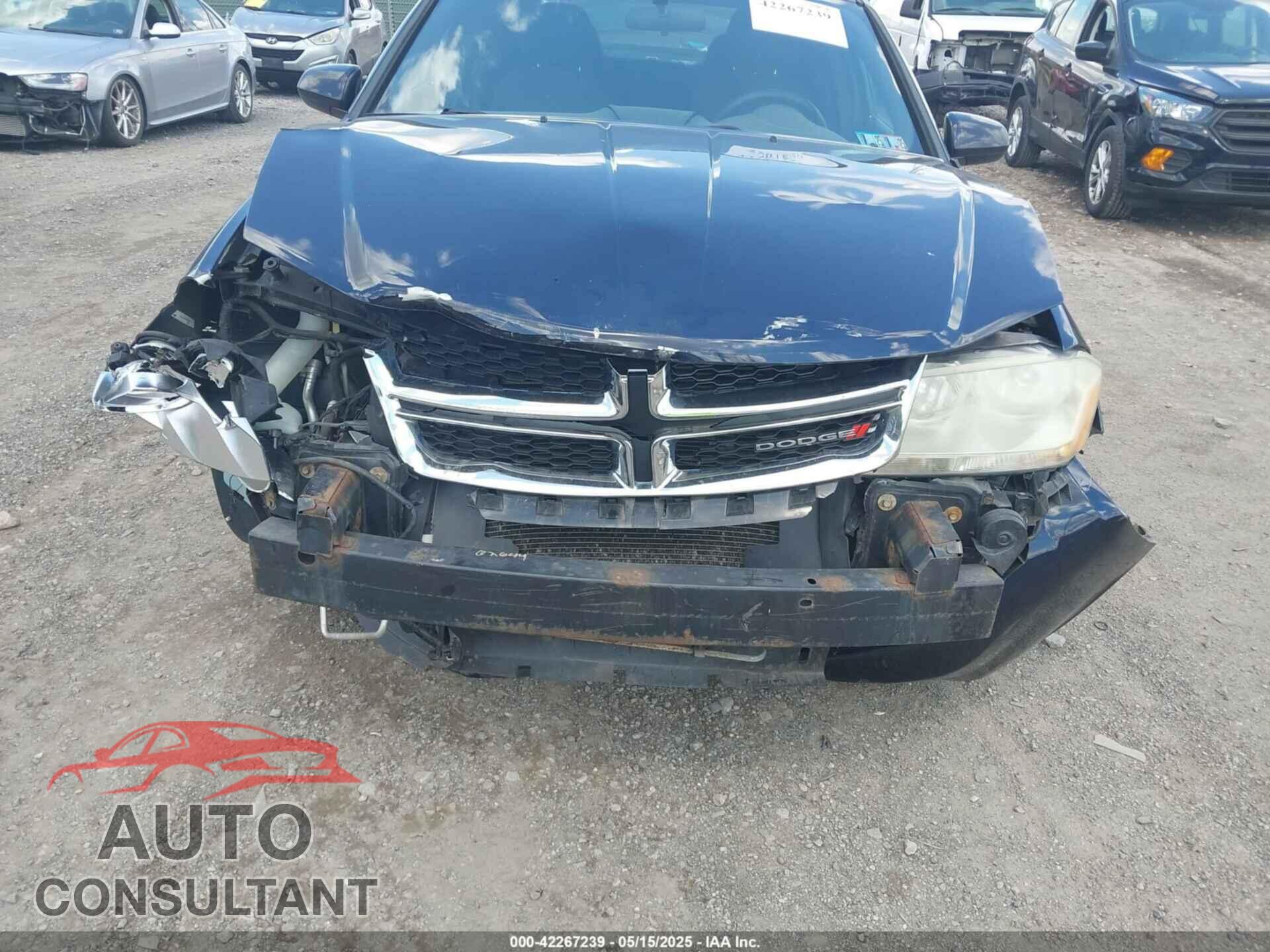 DODGE AVENGER 2012 - 1C3CDZCB2CN228287