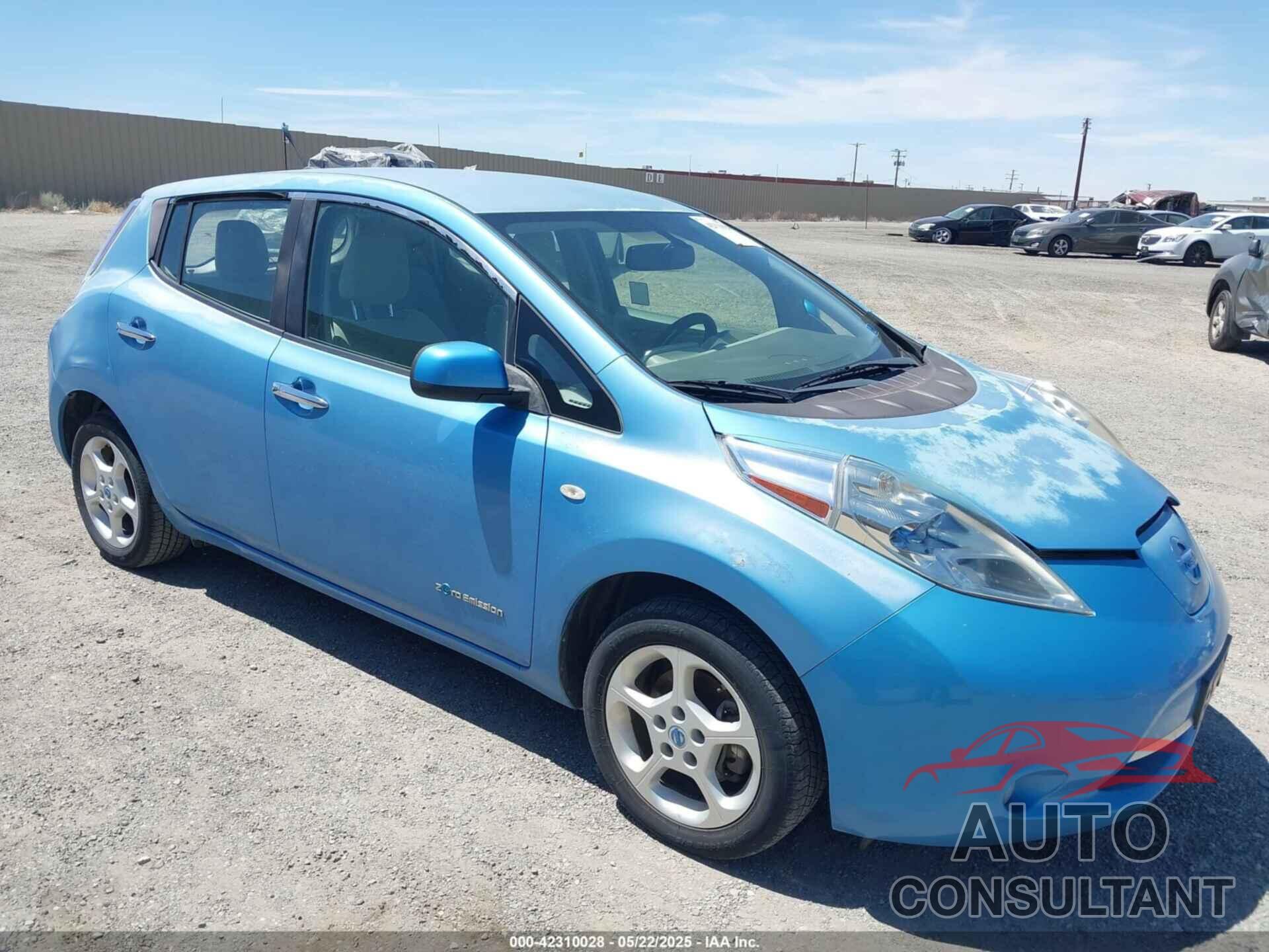 NISSAN LEAF 2011 - JN1AZ0CP7BT004666