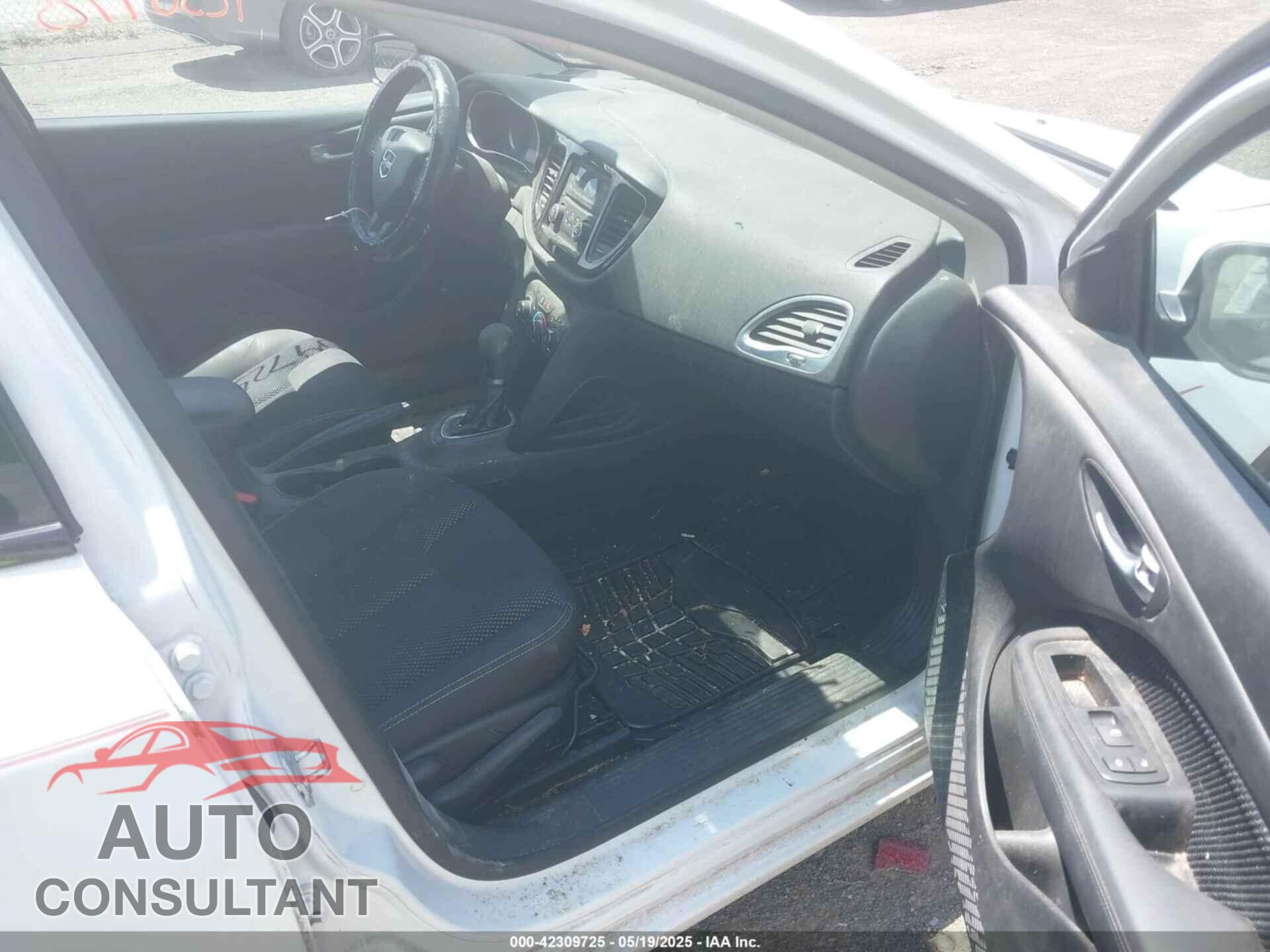 DODGE DART 2015 - 1C3CDFBB9FD336383