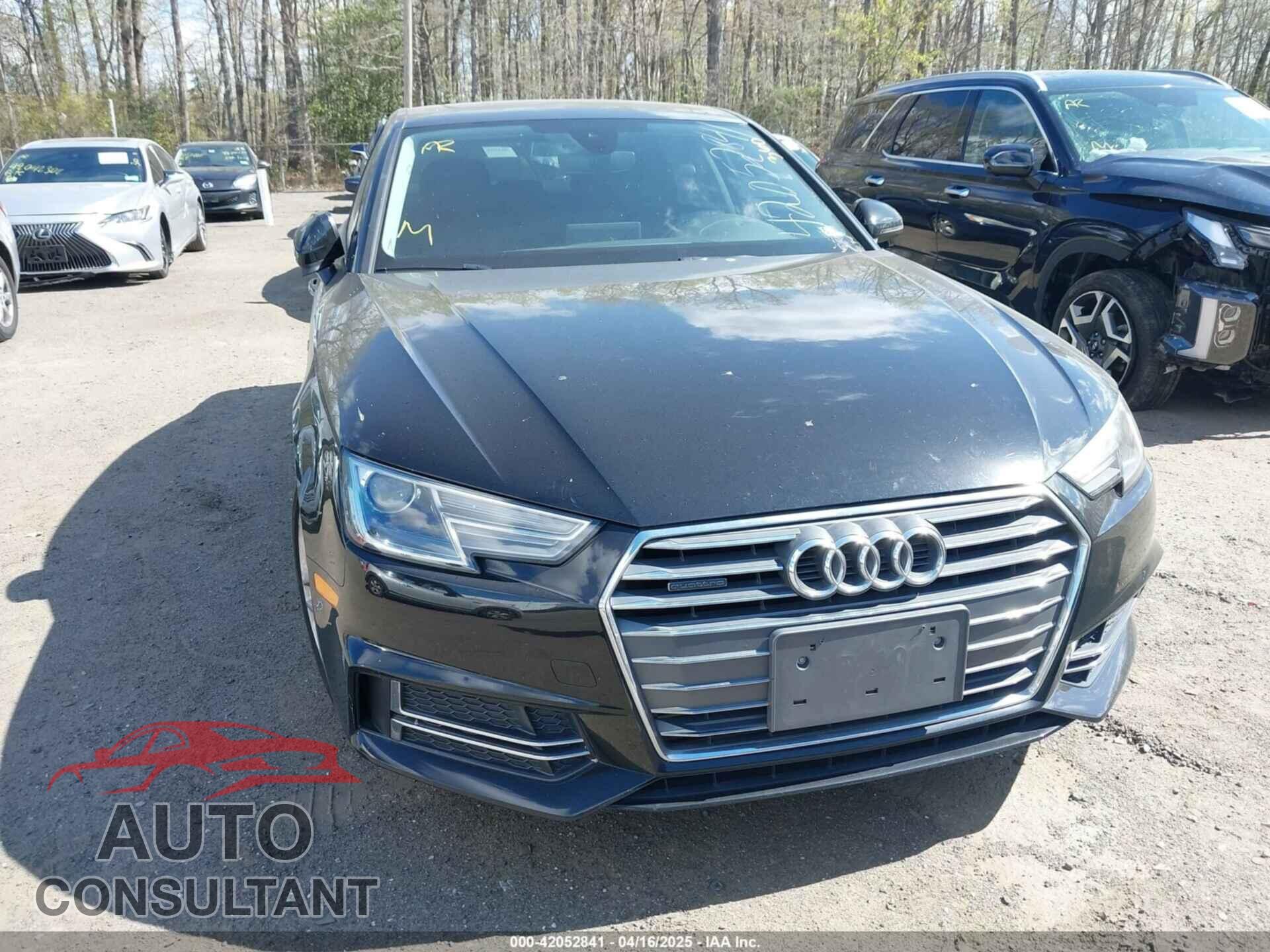 AUDI A4 2017 - WAUDNAF47HN041627