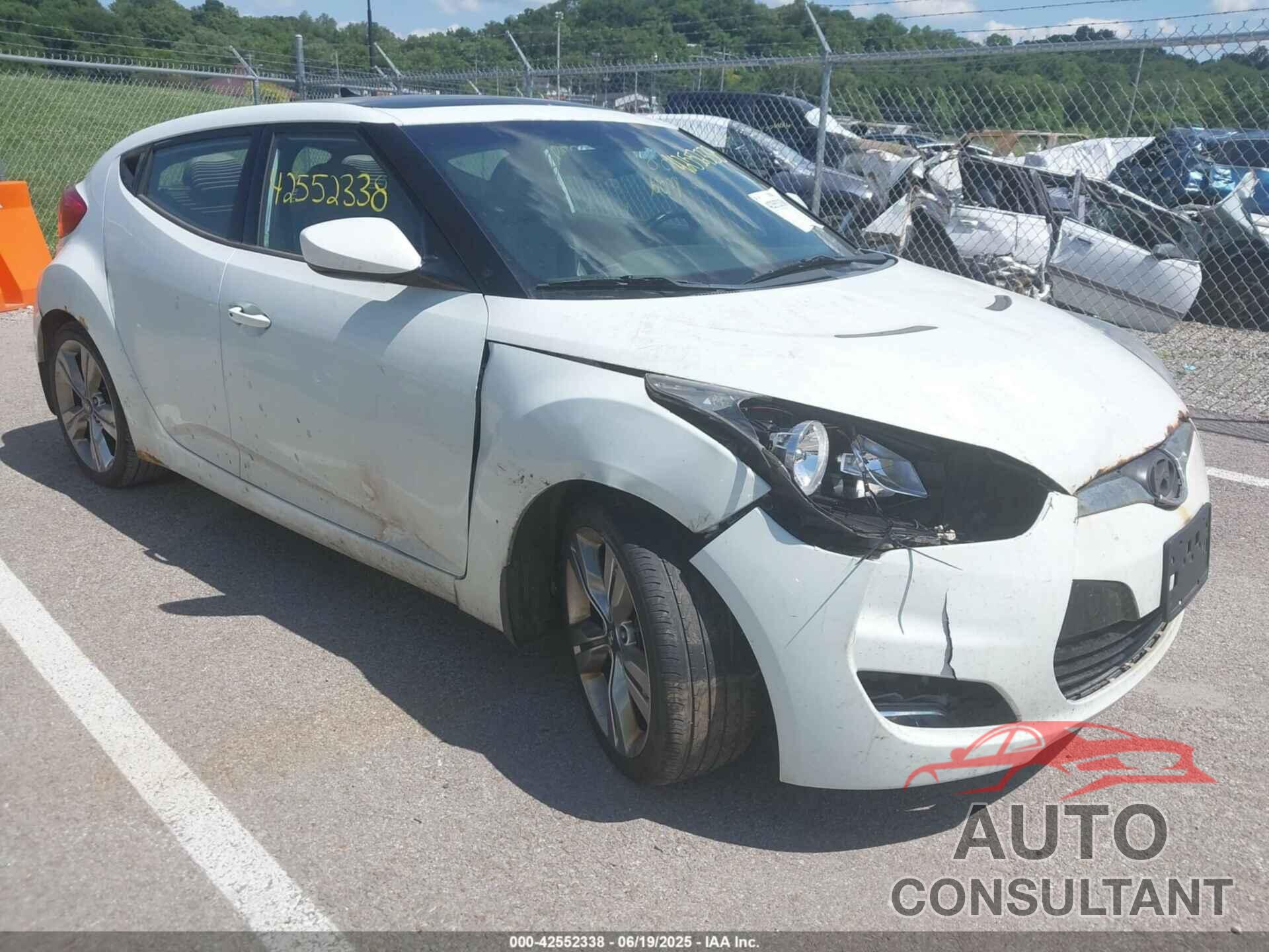 HYUNDAI VELOSTER 2013 - KMHTC6AD6DU091813