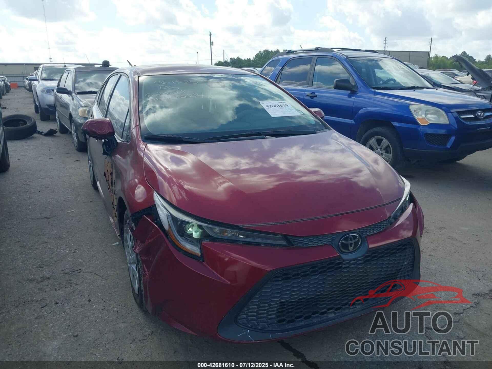 TOYOTA COROLLA 2022 - 5YFEPMAE0NP303327