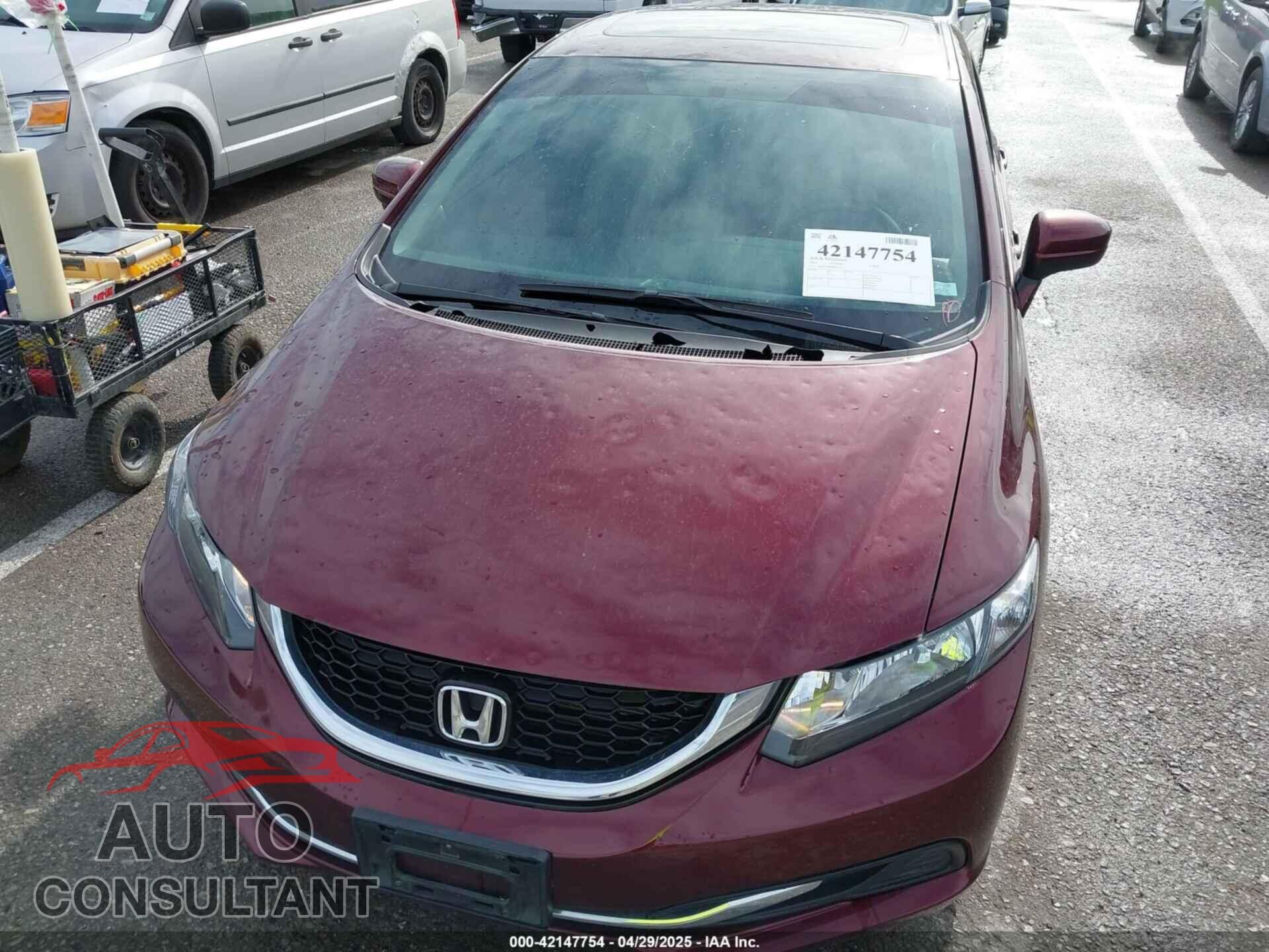 HONDA CIVIC 2014 - 19XFB2F87EE003103