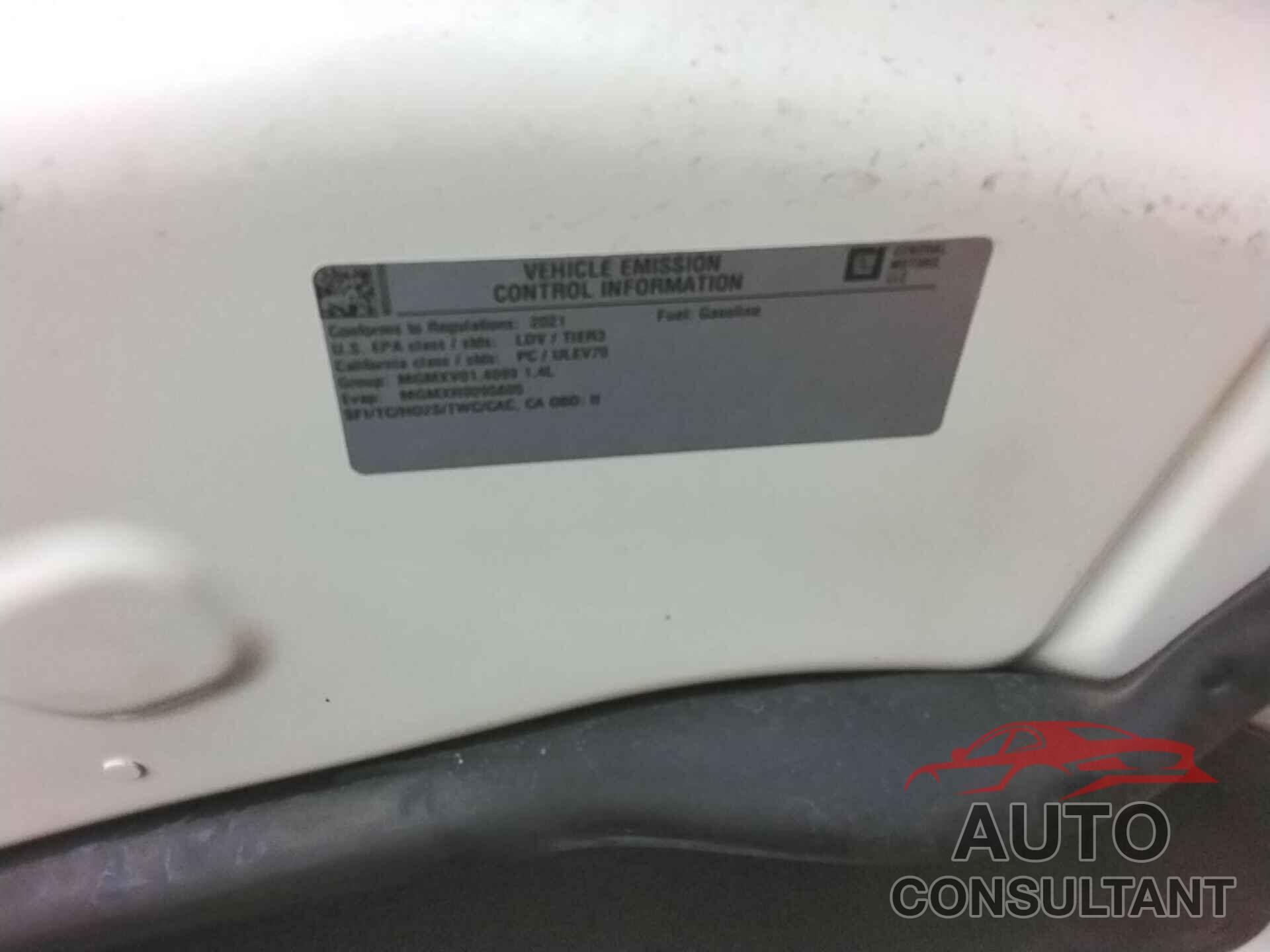 CHEVROLET TRAX 2021 - KL7CJKSBXMB333205