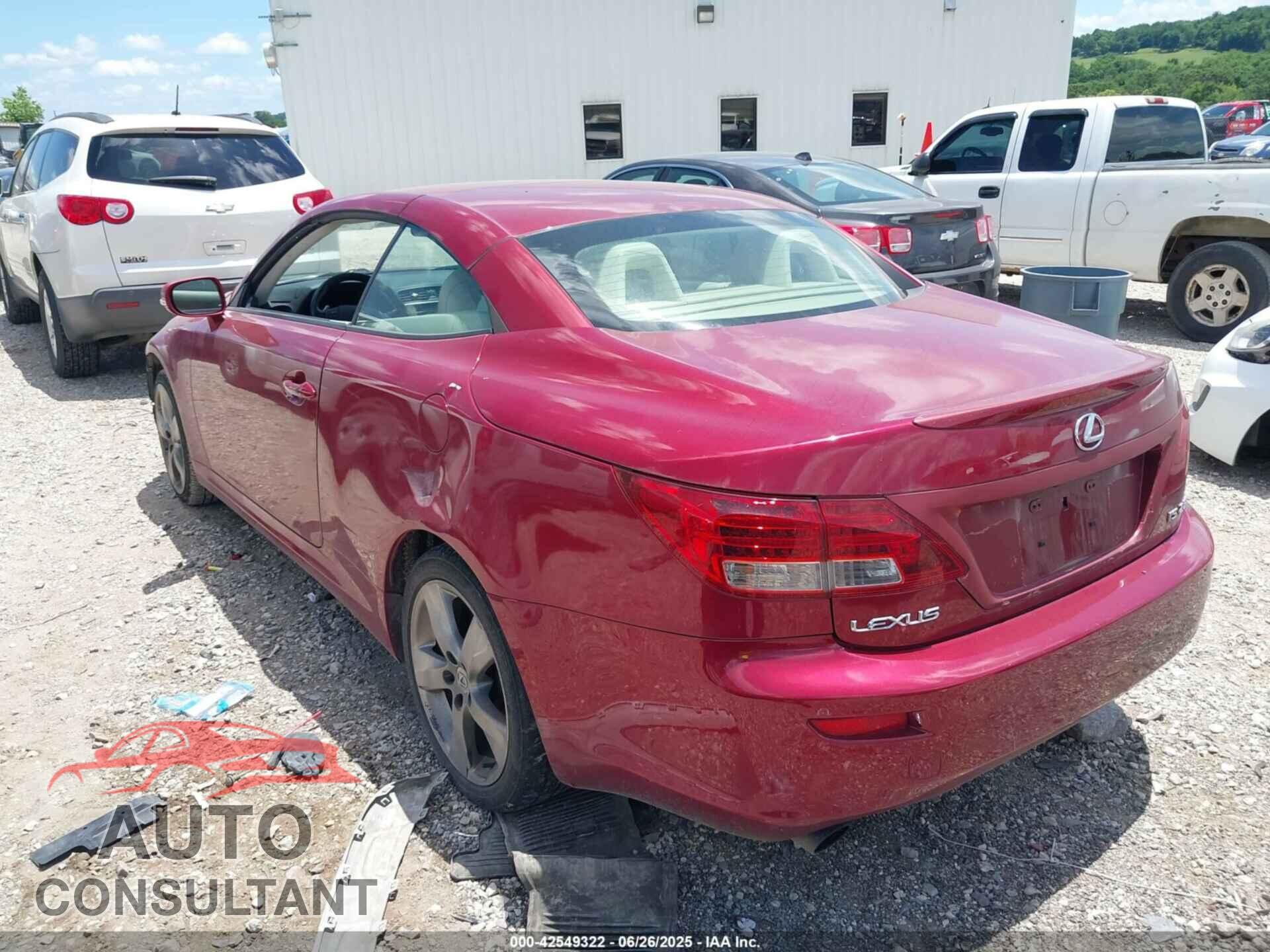 LEXUS IS 250C 2010 - JTHFF2C27A2504843