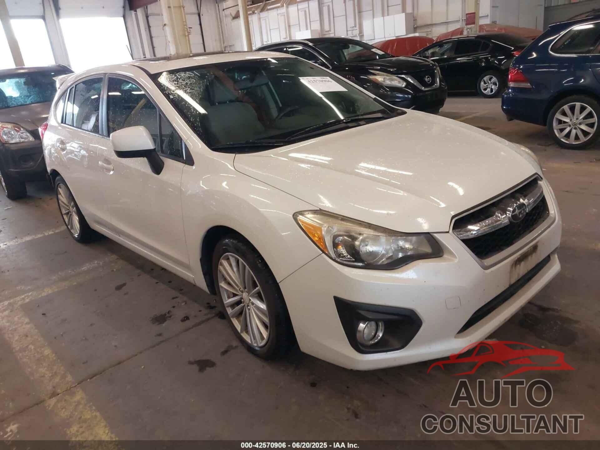 SUBARU IMPREZA 2012 - JF1GPAD63CH204270
