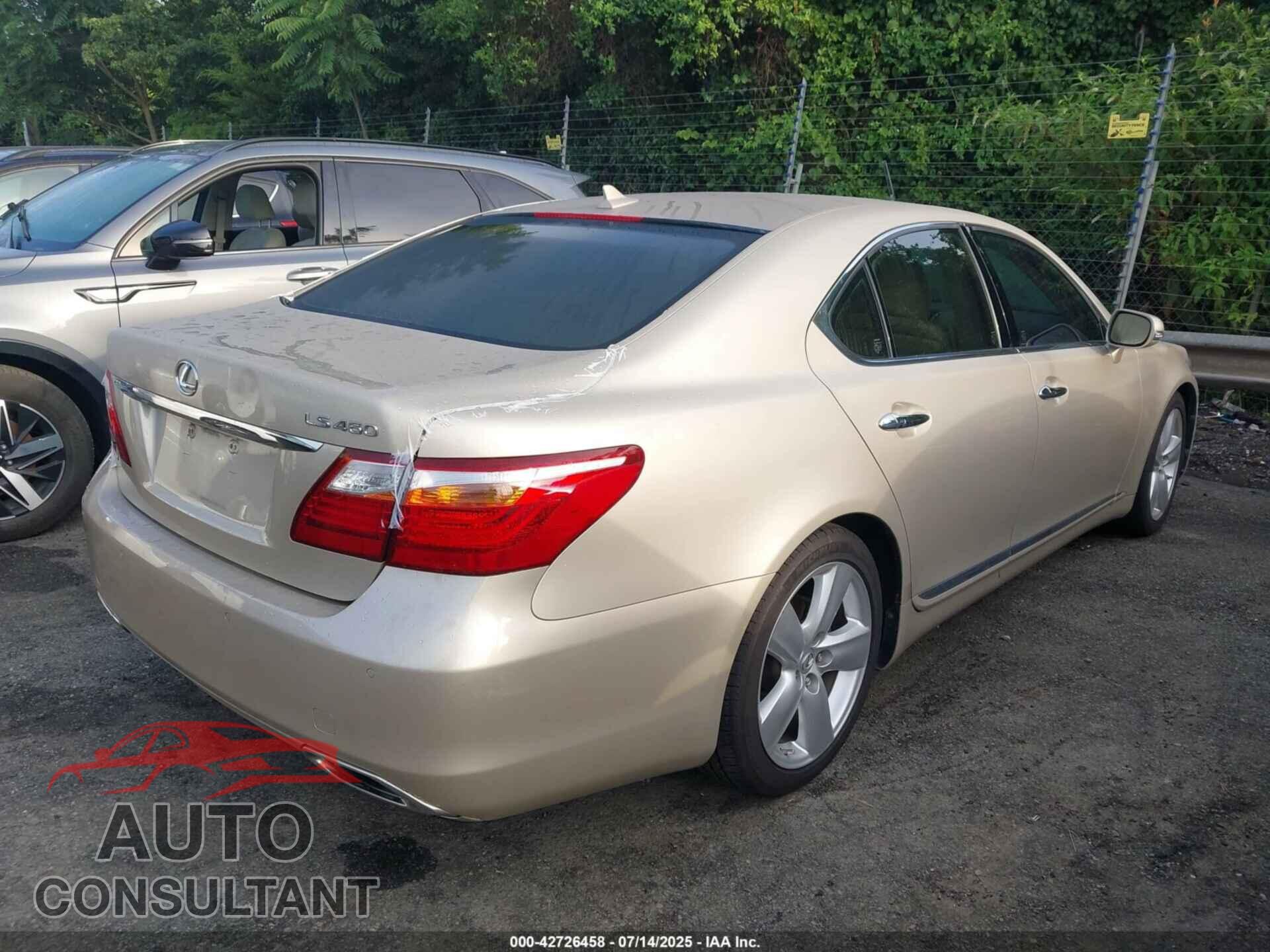 LEXUS LS 460 2012 - JTHBL5EF5C5111062