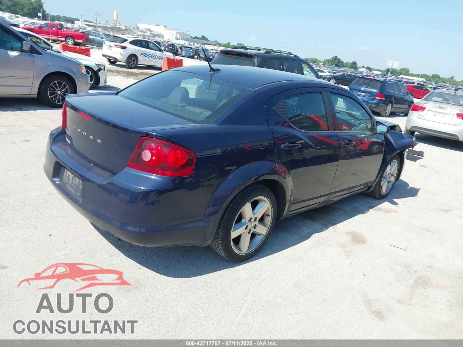 DODGE AVENGER 2013 - 1C3CDZAB6DN730062