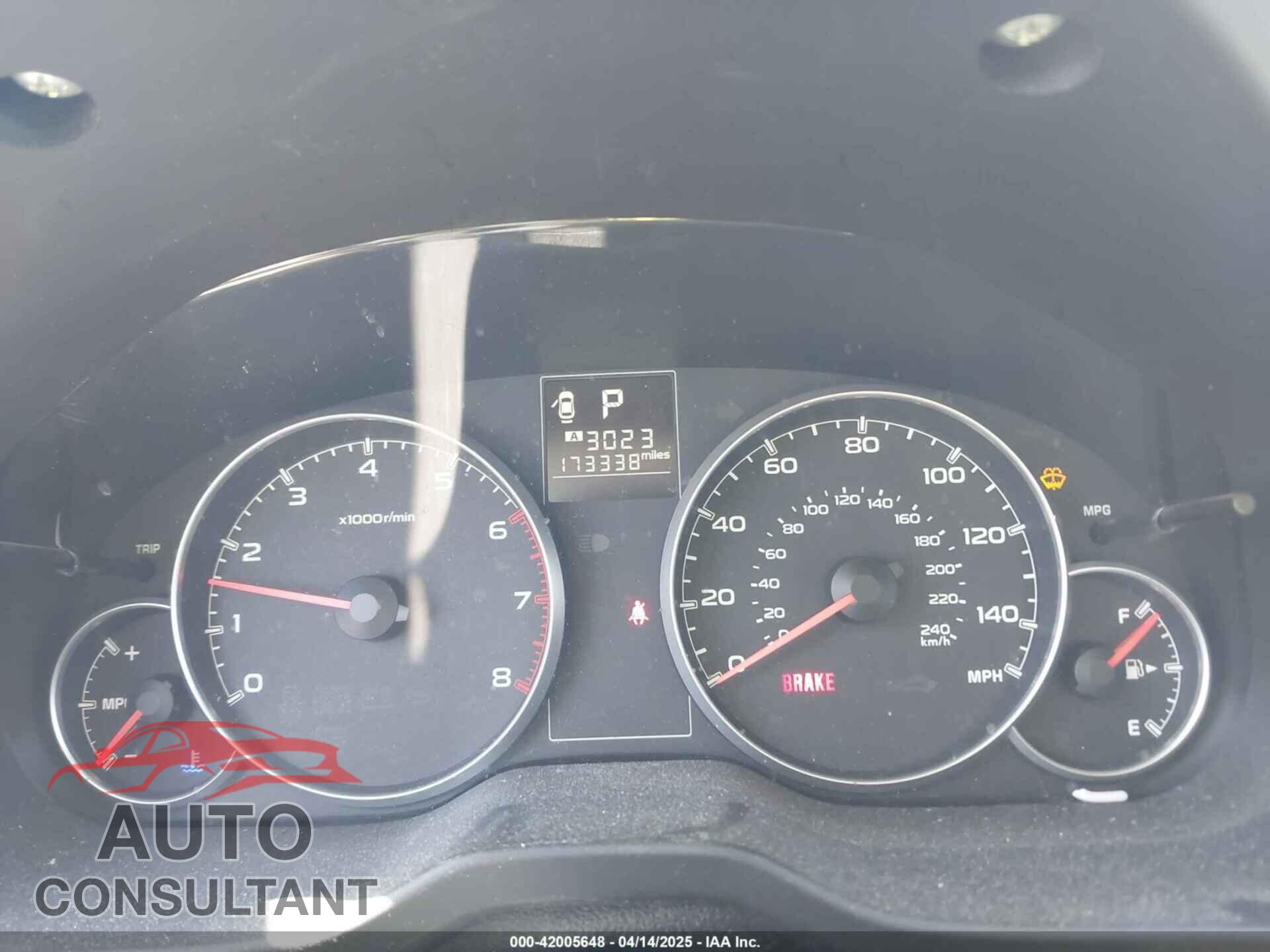 SUBARU LEGACY 2013 - 4S3BMBC67D3034238