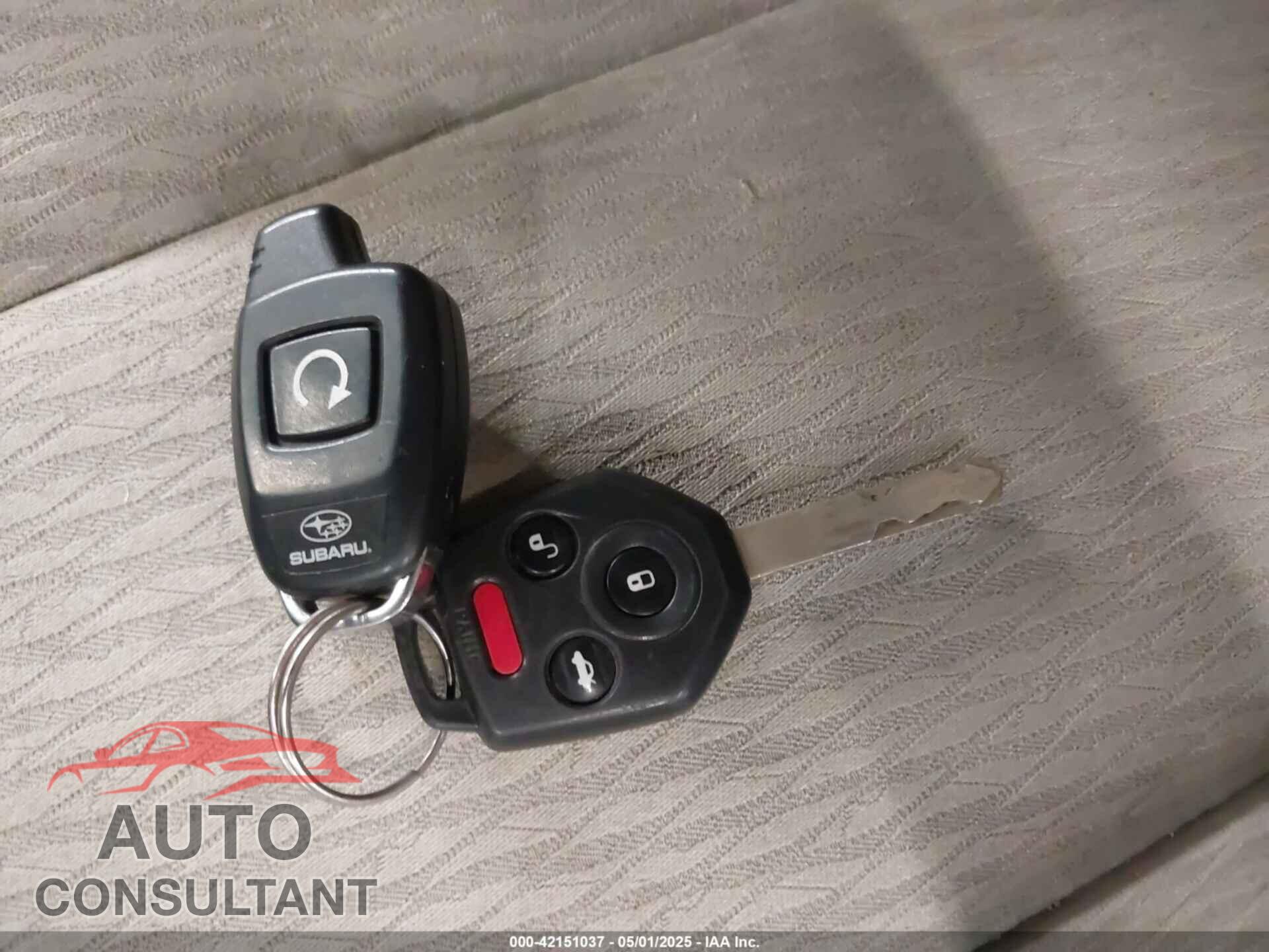 SUBARU OUTBACK 2012 - 4S4BRCCC5C3218231