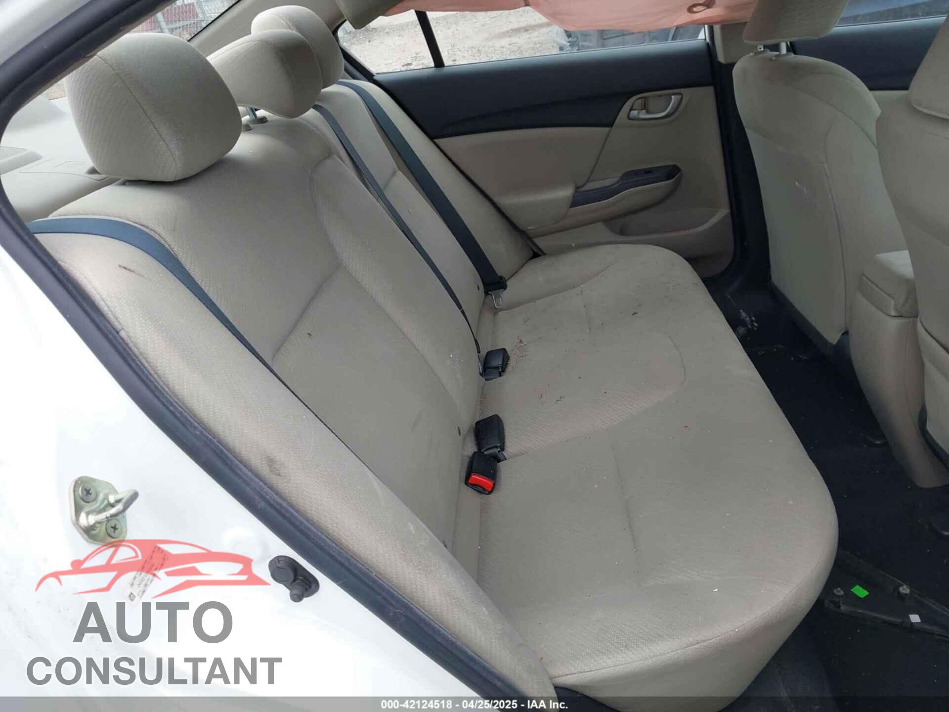 HONDA CIVIC 2013 - 2HGFB2F52DH599943