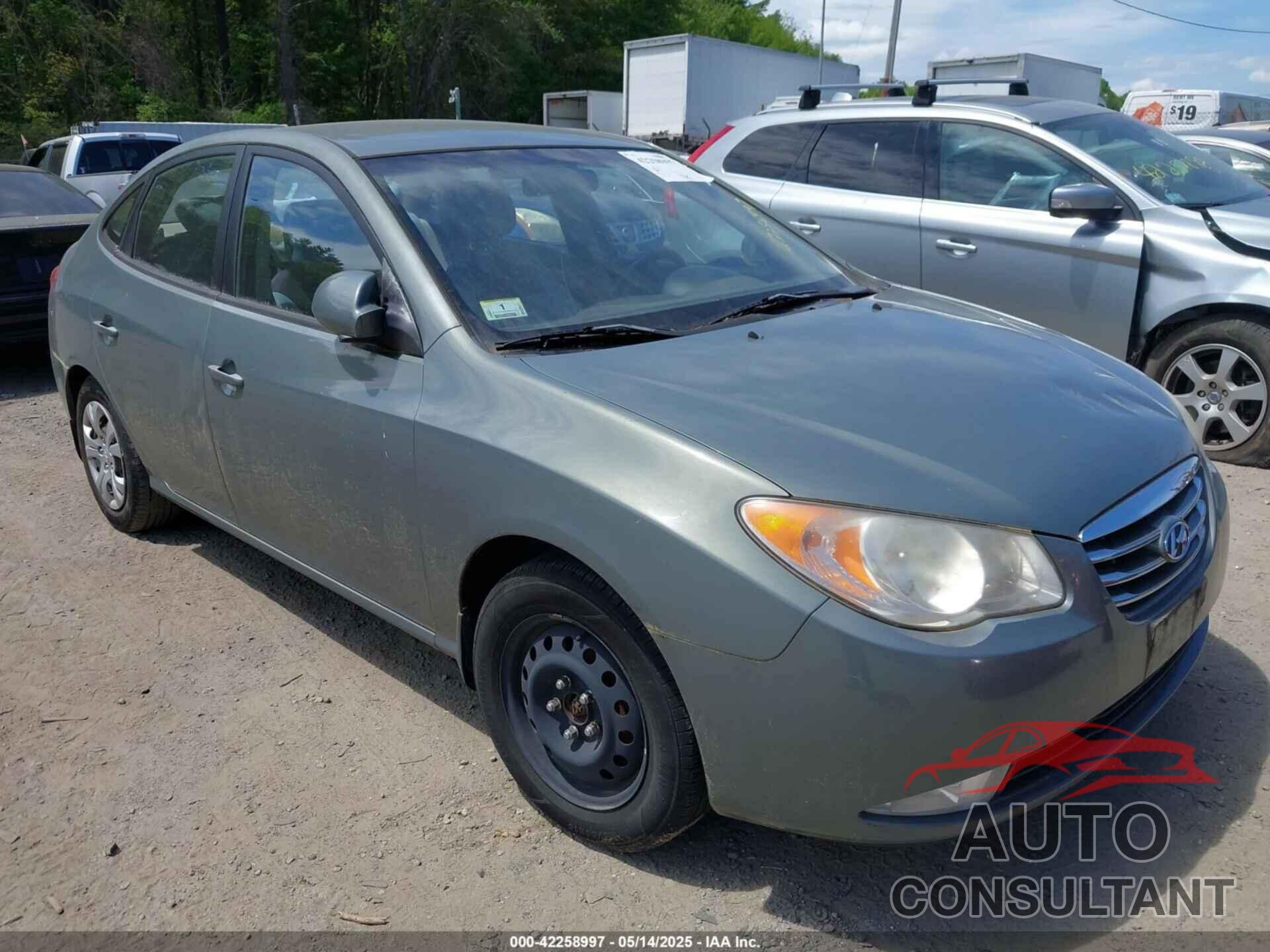 HYUNDAI ELANTRA 2010 - KMHDU4AD9AU906426