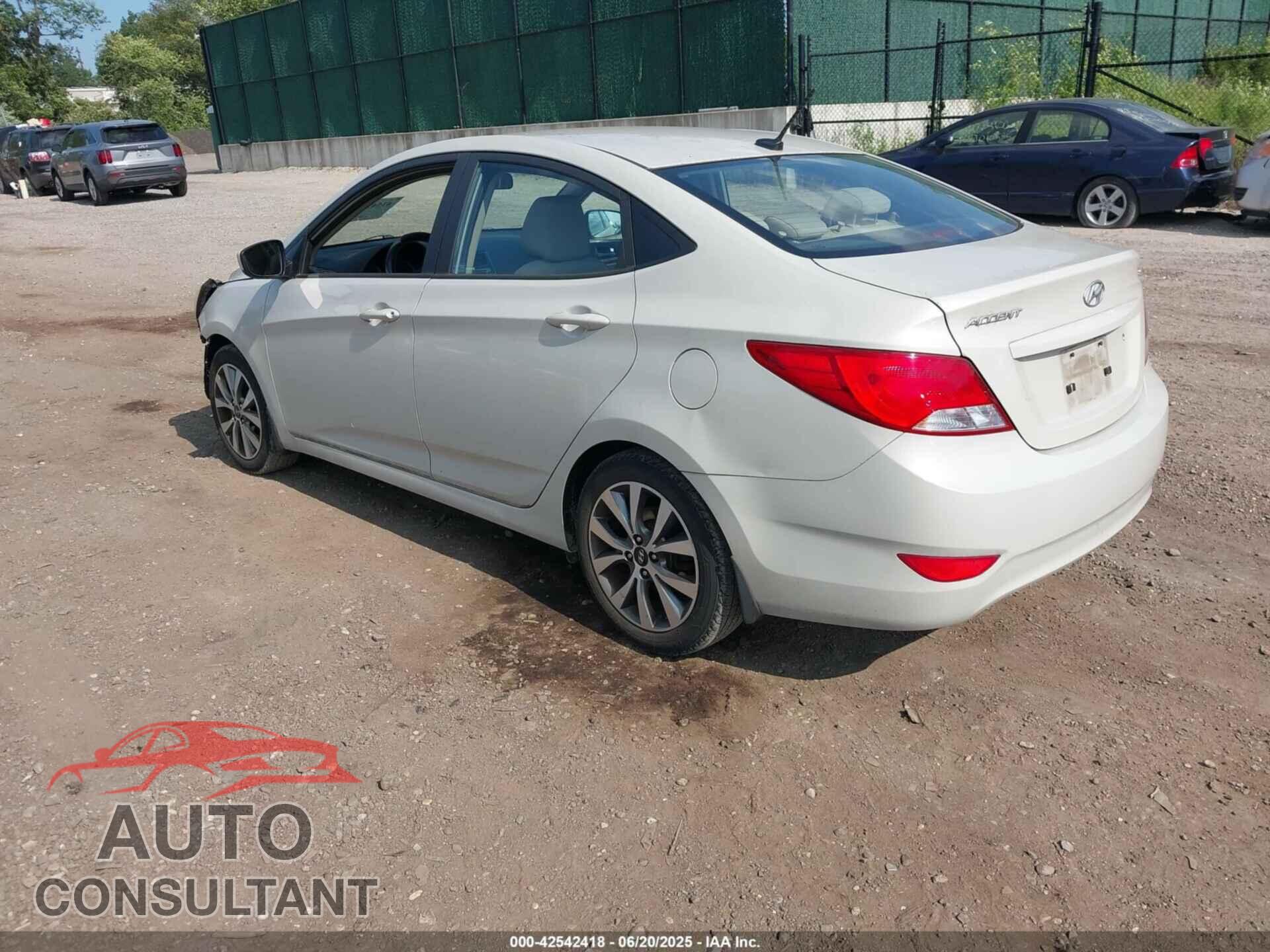 HYUNDAI ACCENT 2017 - KMHCT4AE5HU262120