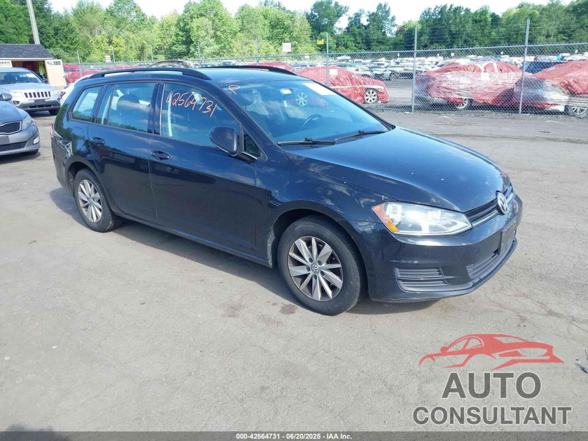 VOLKSWAGEN GOLF SPORTWAGEN 2016 - 3VWC17AU8GM503624