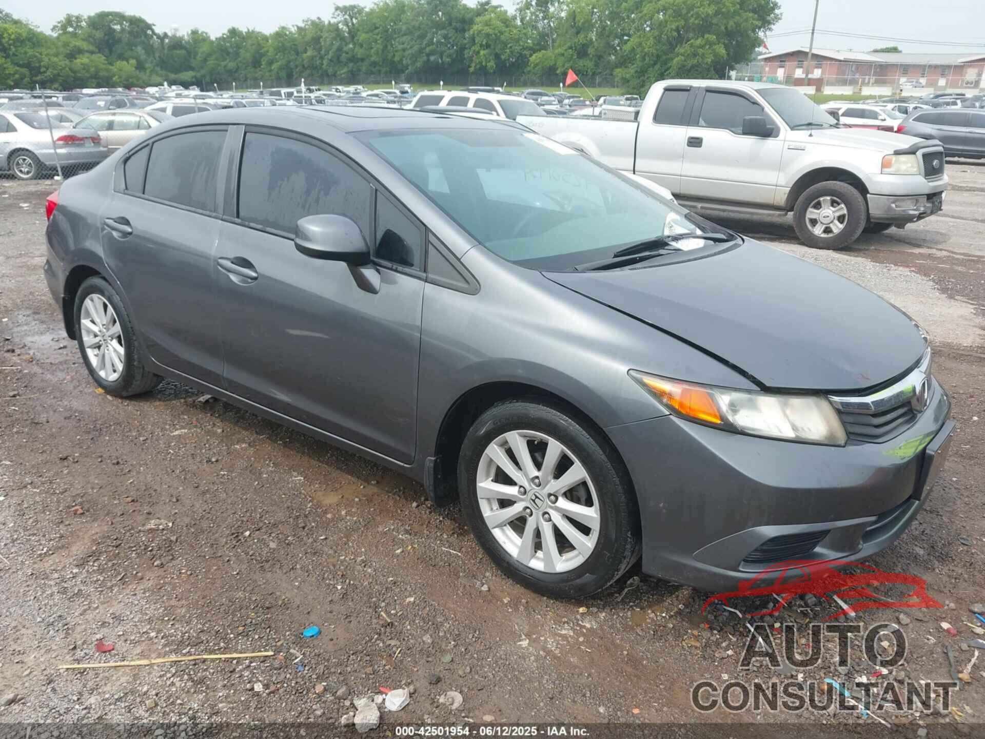 HONDA CIVIC 2012 - 19XFB2F89CE071030
