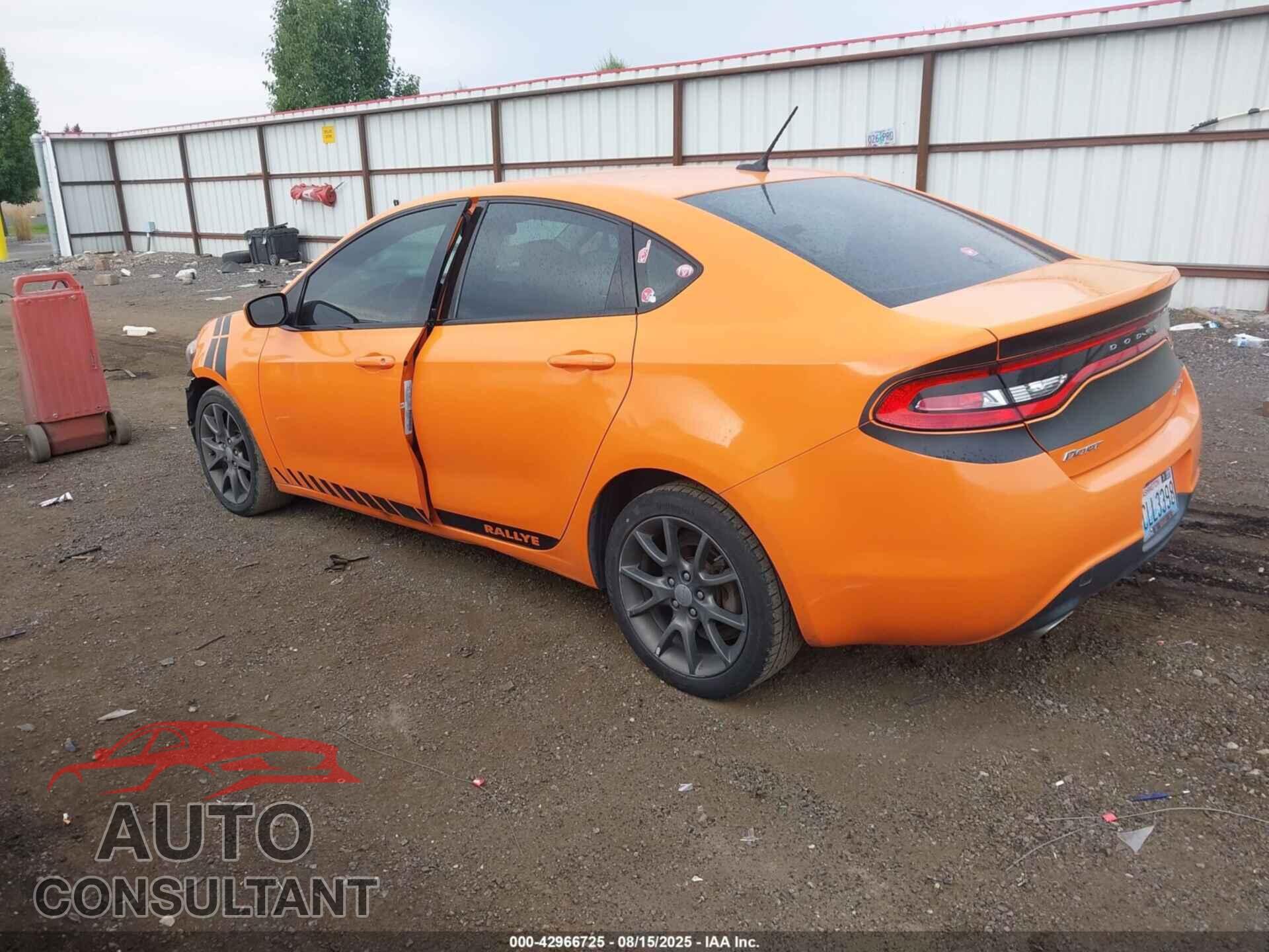 DODGE DART 2013 - 1C3CDFBA0DD298076