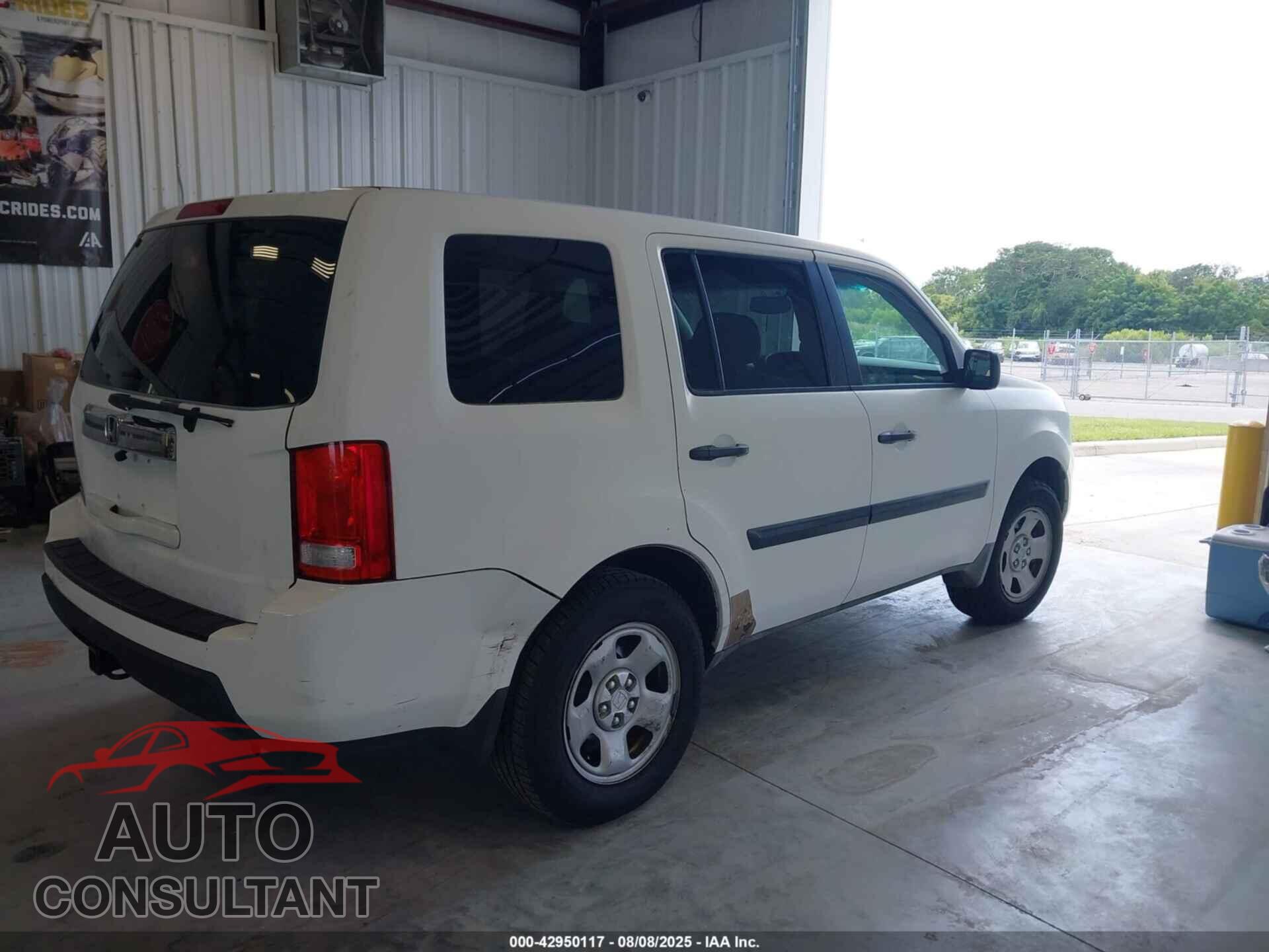 HONDA PILOT 2009 - 5FNYF38249B021263