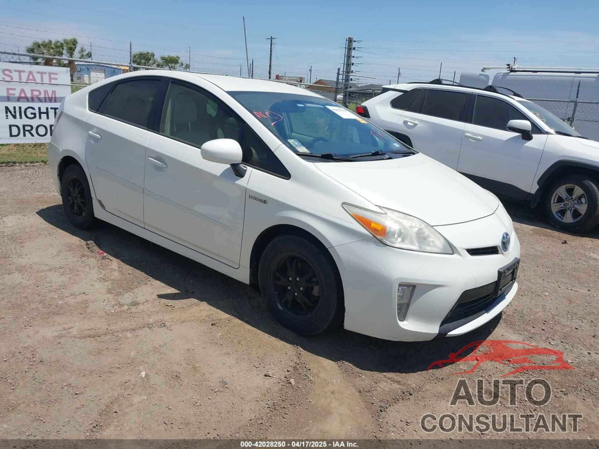 TOYOTA PRIUS 2013 - JTDKN3DU4D5588812