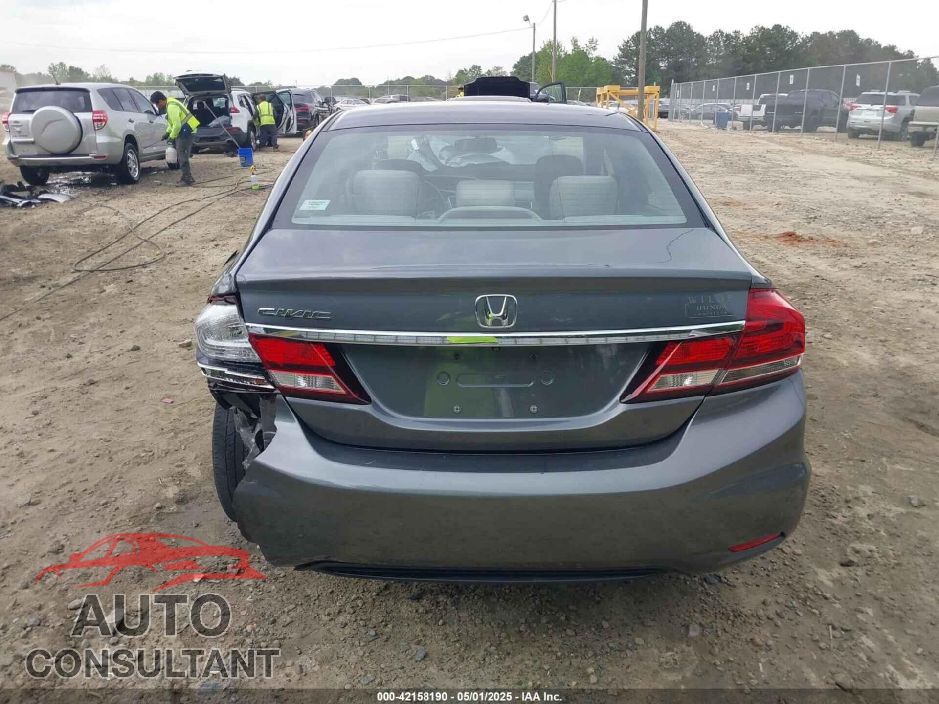 HONDA CIVIC 2013 - 19XFB2F87DE024743