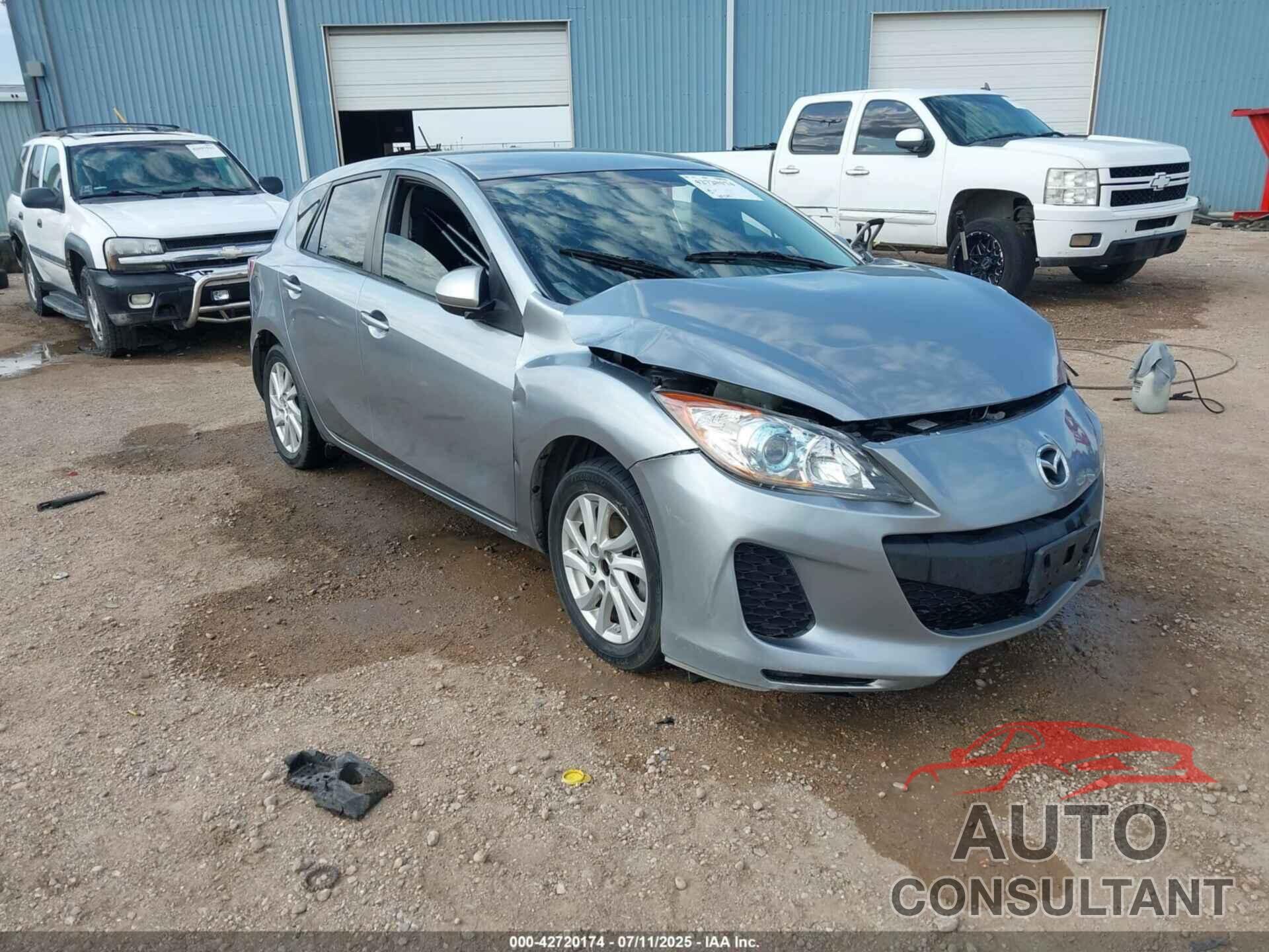 MAZDA 3 2012 - JM1BL1L82C1670087
