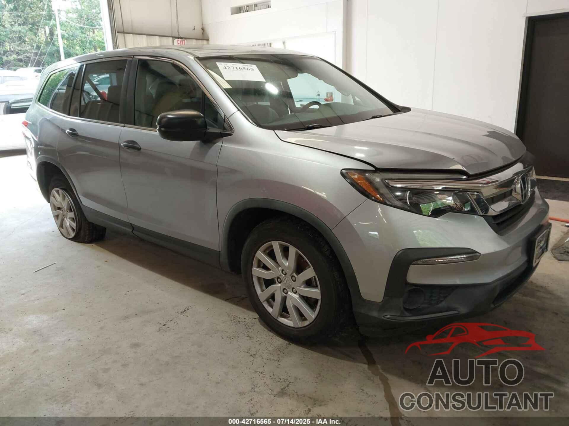 HONDA PILOT 2019 - 5FNYF6H18KB100904