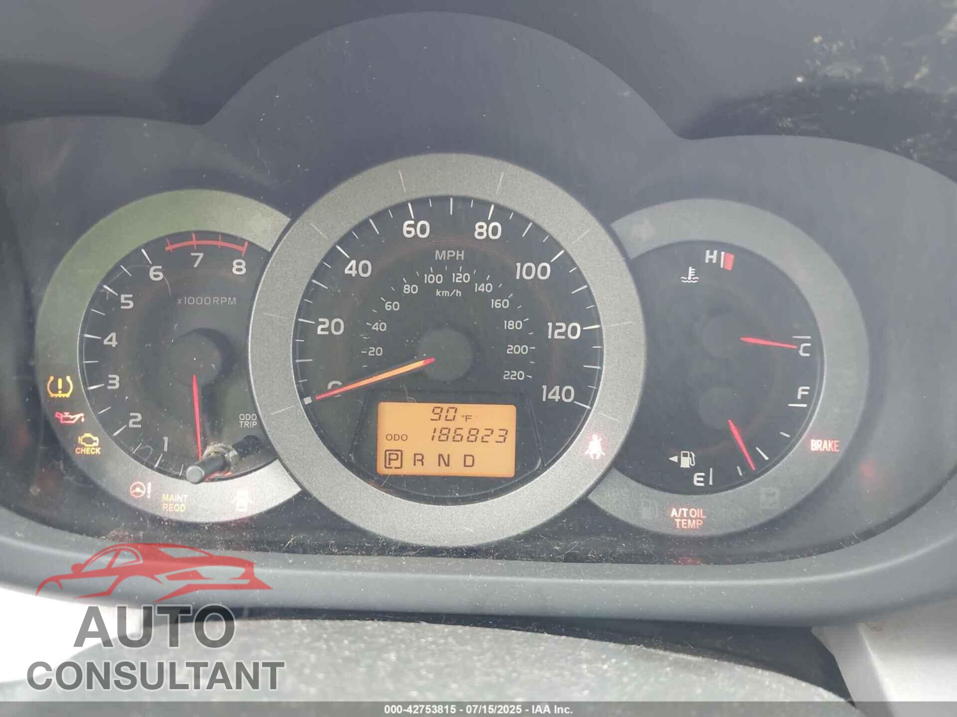 TOYOTA RAV4 2011 - JTMBF4DV4BD042882