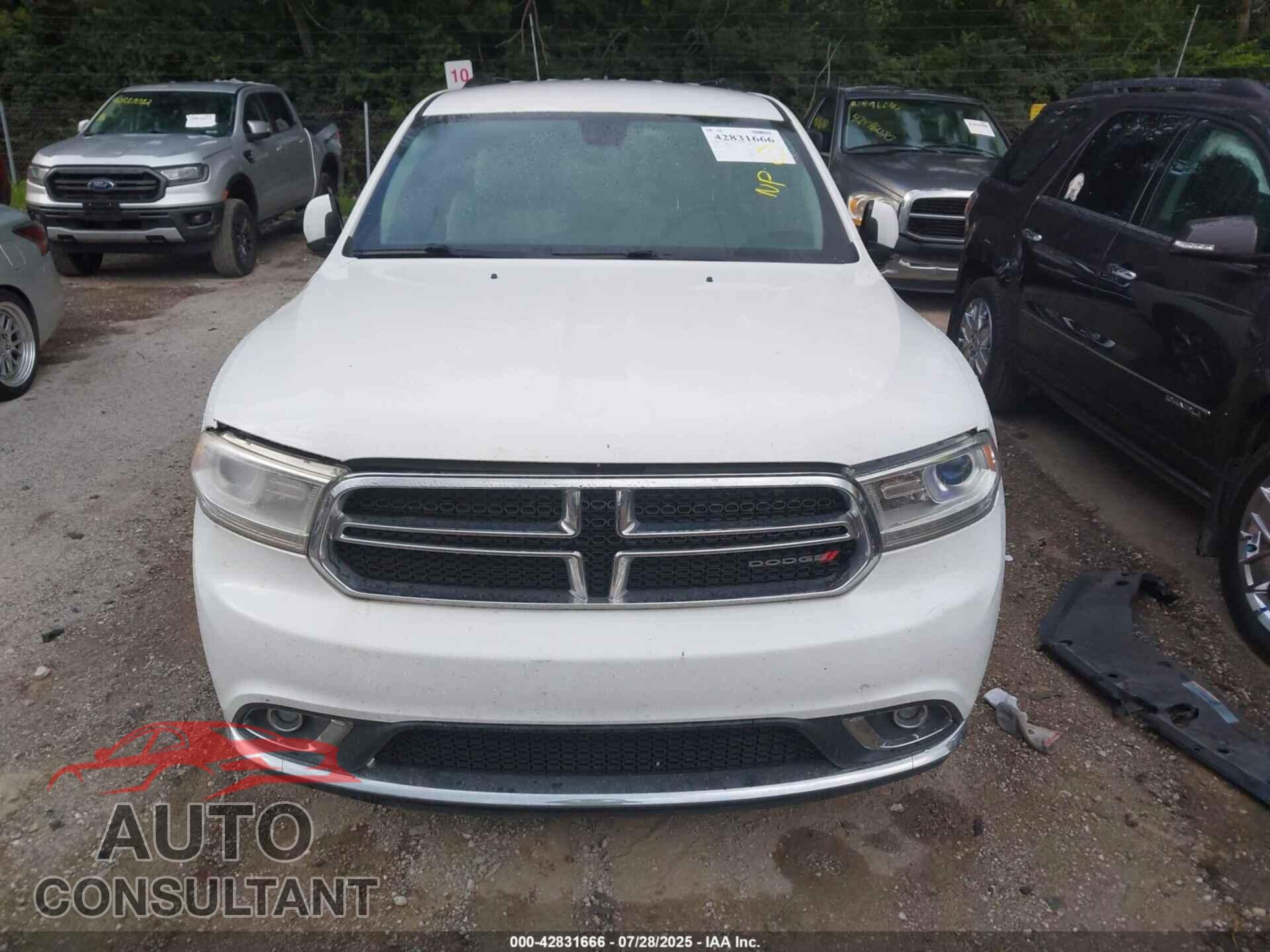 DODGE DURANGO 2015 - 1C4RDHDG9FC896520