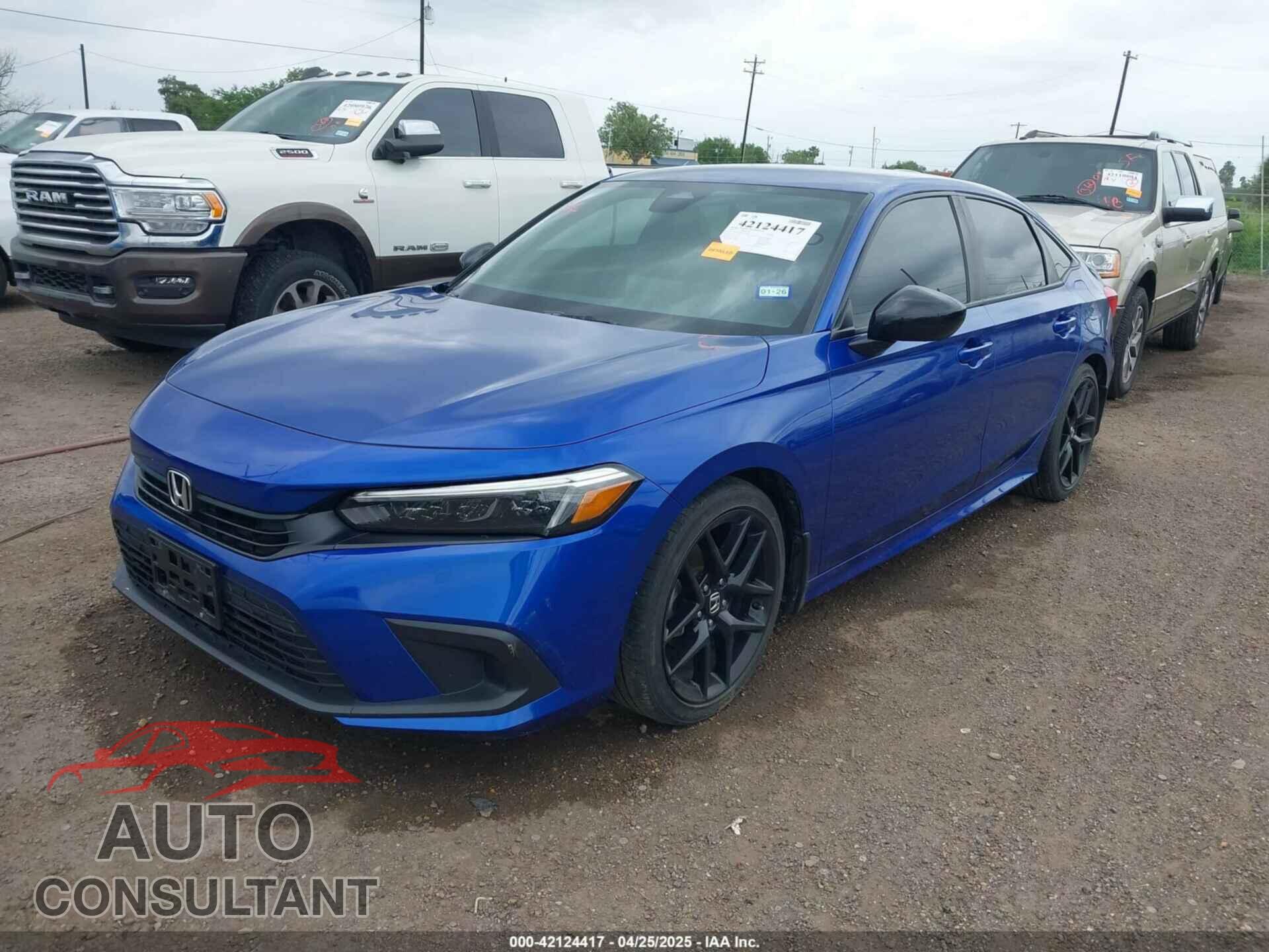 HONDA CIVIC 2022 - 2HGFE2F52NH555241