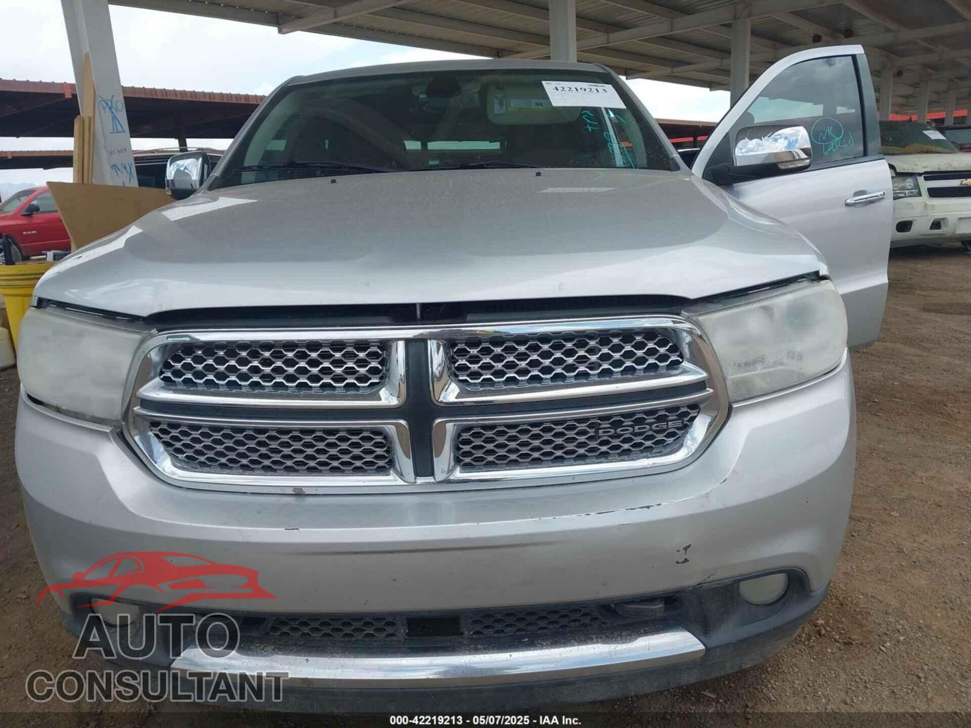DODGE DURANGO 2012 - 1C4RDJEG6CC100730