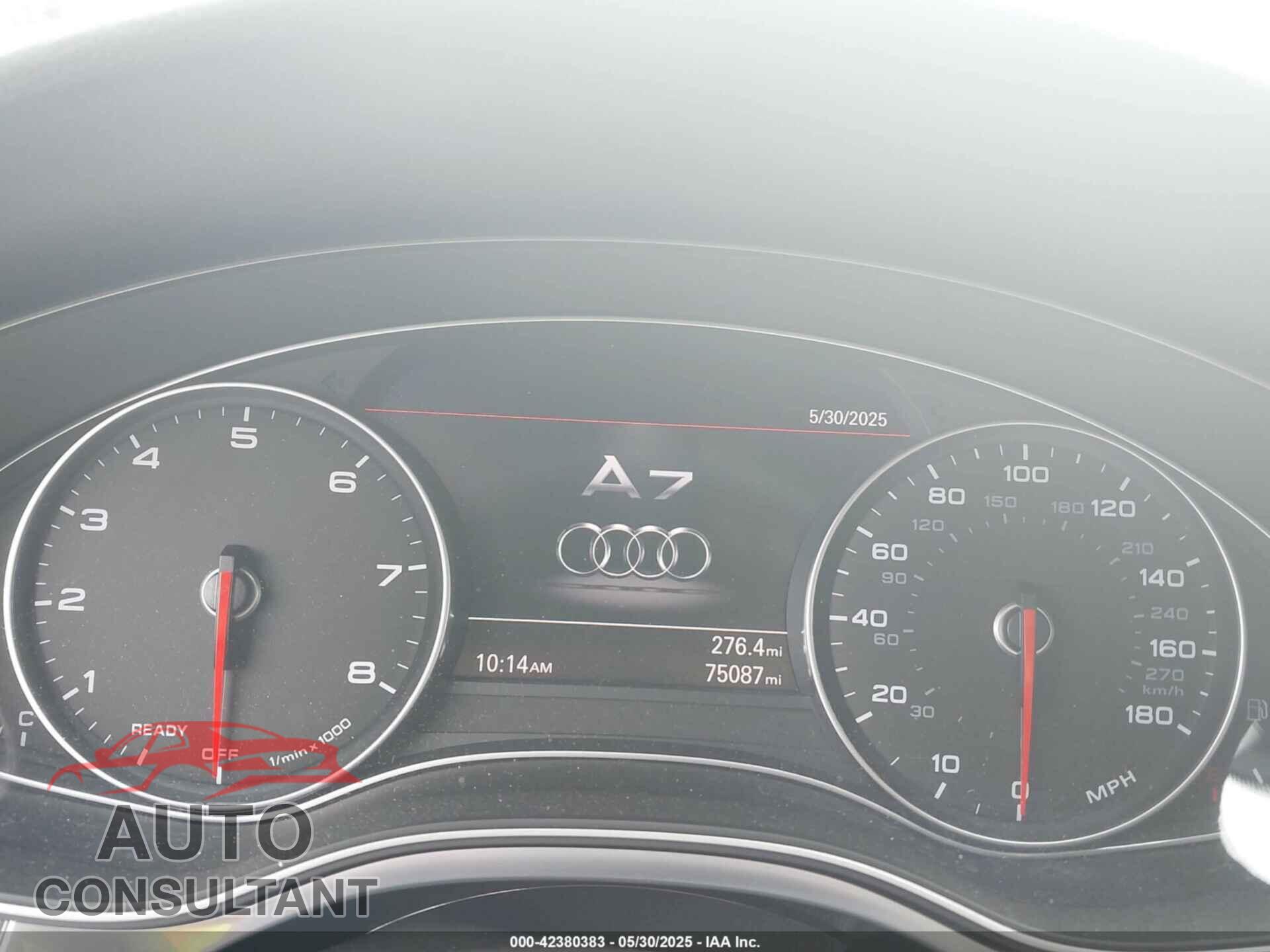 AUDI A7 2016 - WAU2GAFC4GN043343