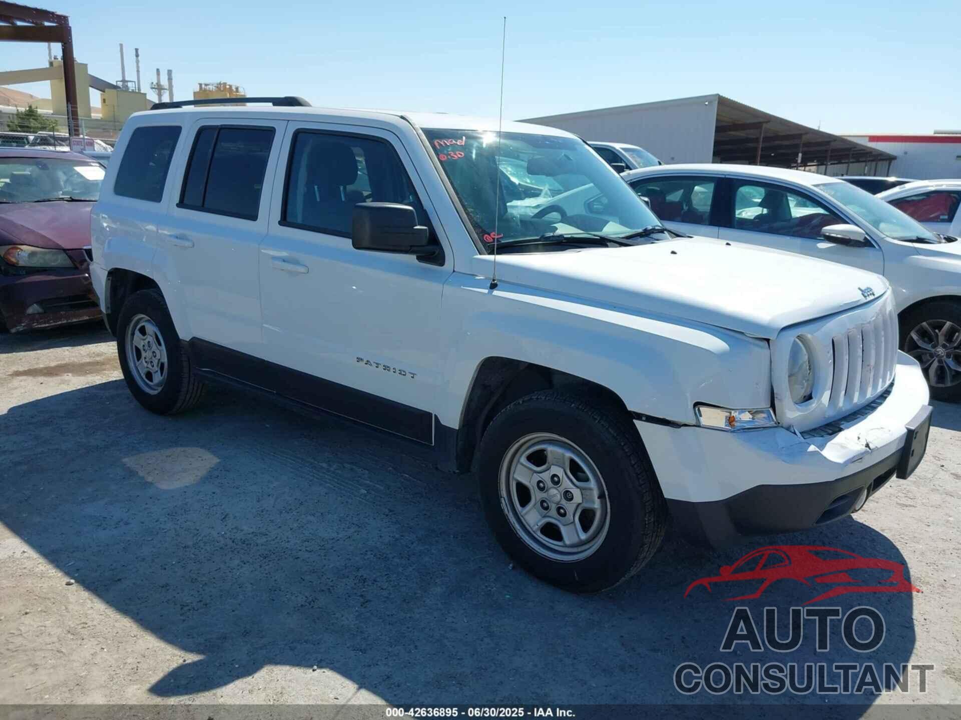 JEEP PATRIOT 2017 - 1C4NJPBA2HD209567