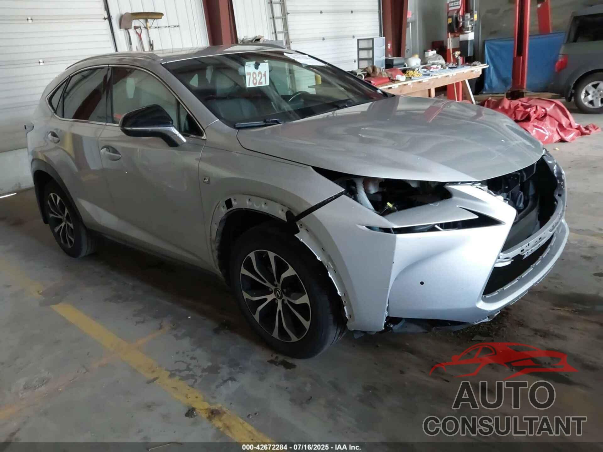 LEXUS NX 200T 2015 - JTJBARBZ8F2010002