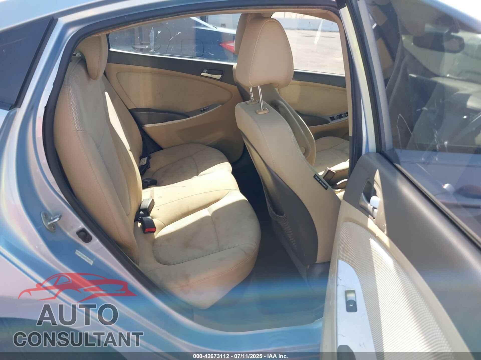 HYUNDAI ACCENT 2013 - KMHCT4AE8DU306413