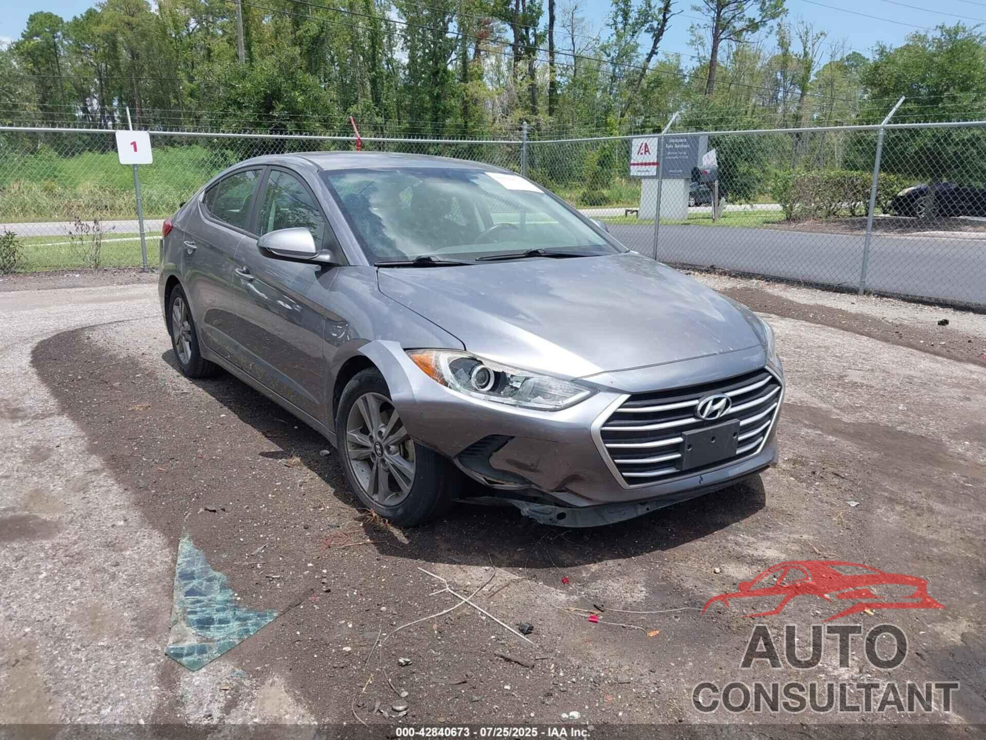 HYUNDAI ELANTRA 2018 - 5NPD84LF4JH252873