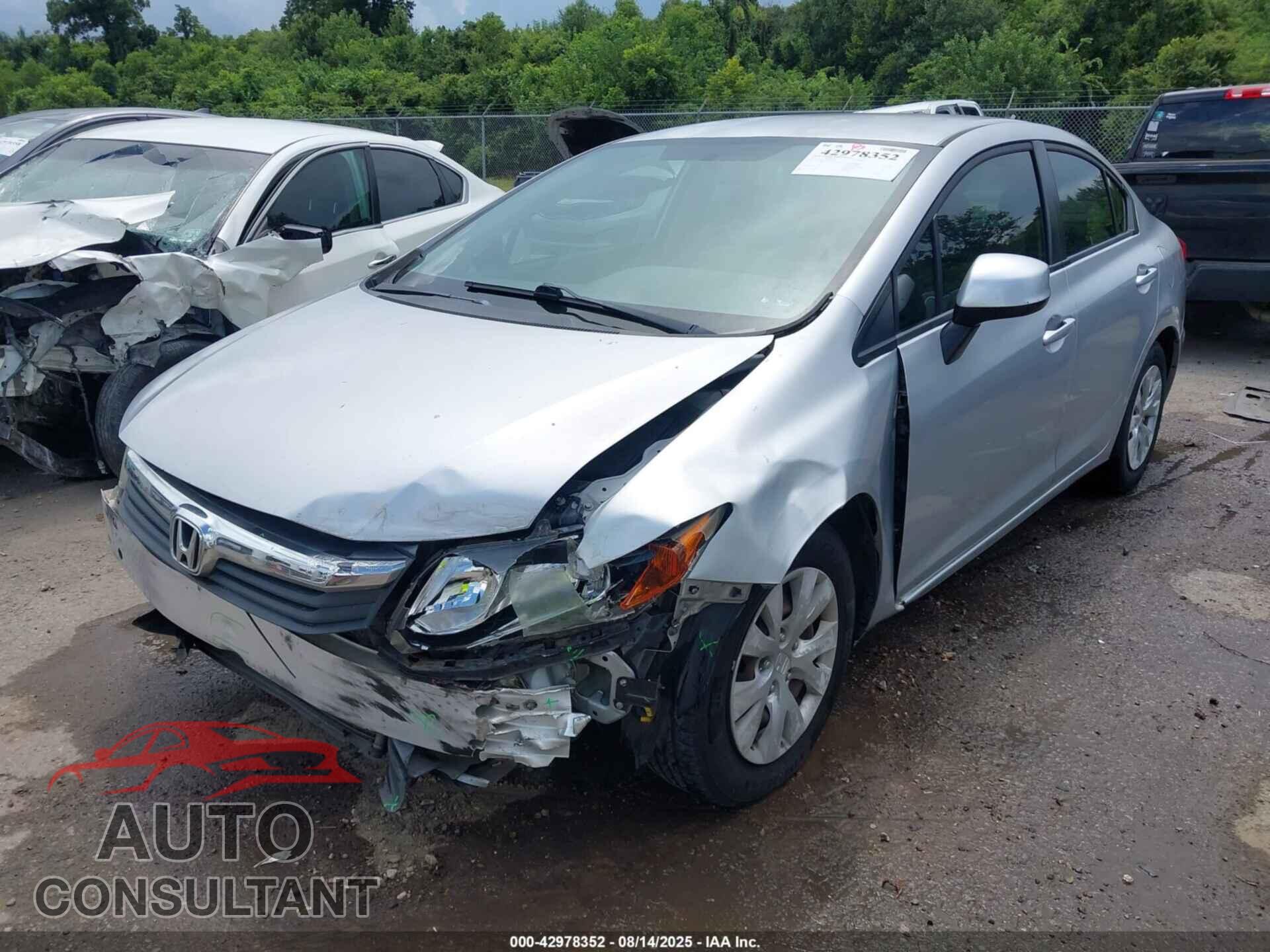 HONDA CIVIC 2012 - 2HGFB2F54CH588764