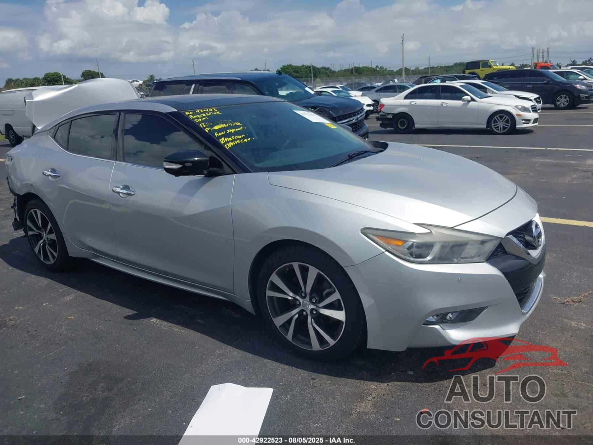 NISSAN MAXIMA 2017 - 1N4AA6AP2HC414901