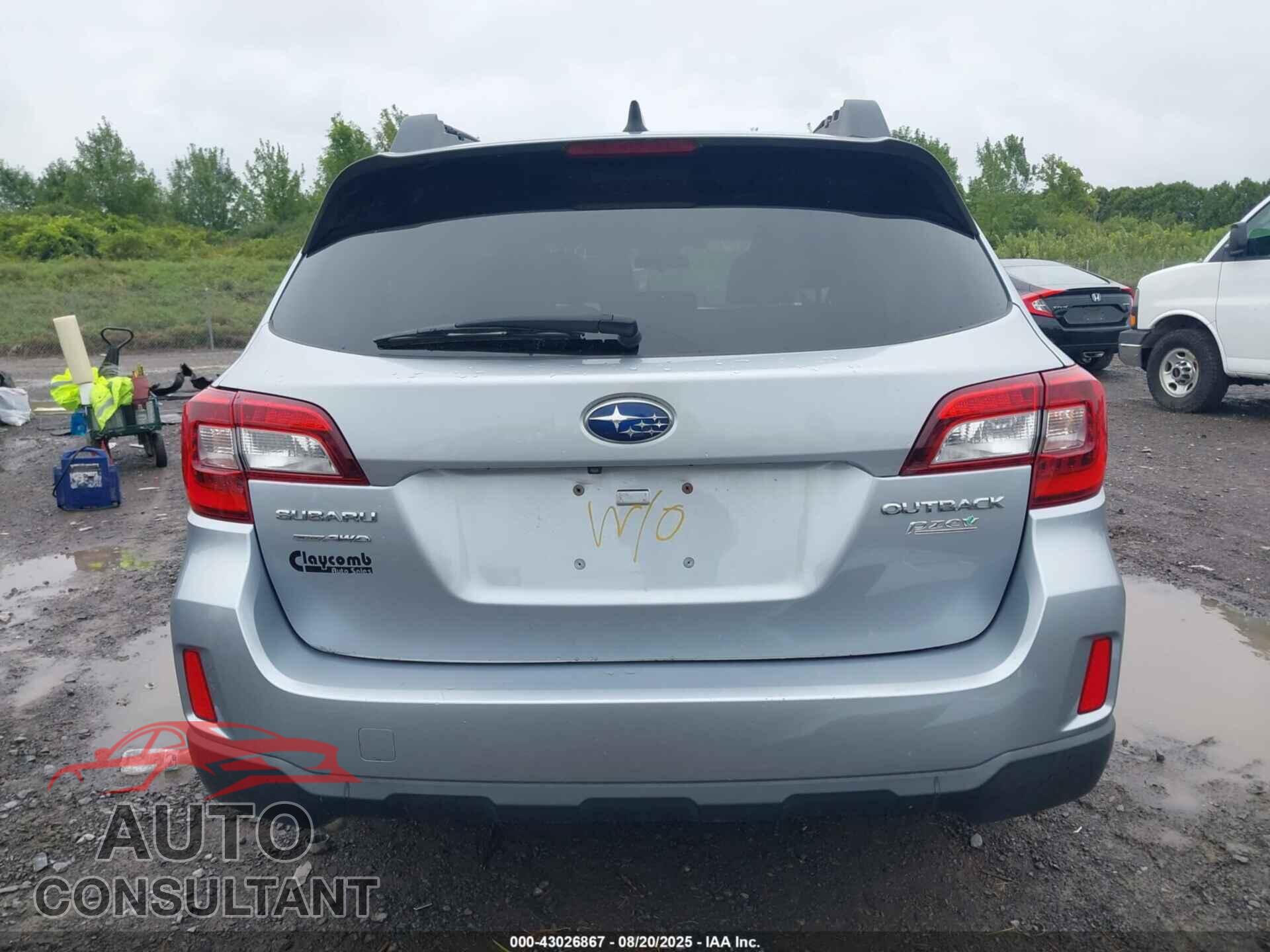 SUBARU OUTBACK 2016 - 4S4BSAFC0G3241541