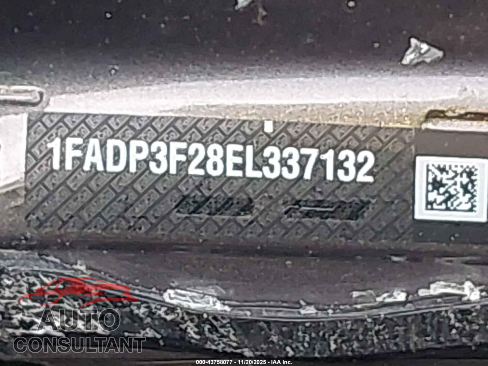FORD FOCUS 2014 - 1FADP3F28EL337132